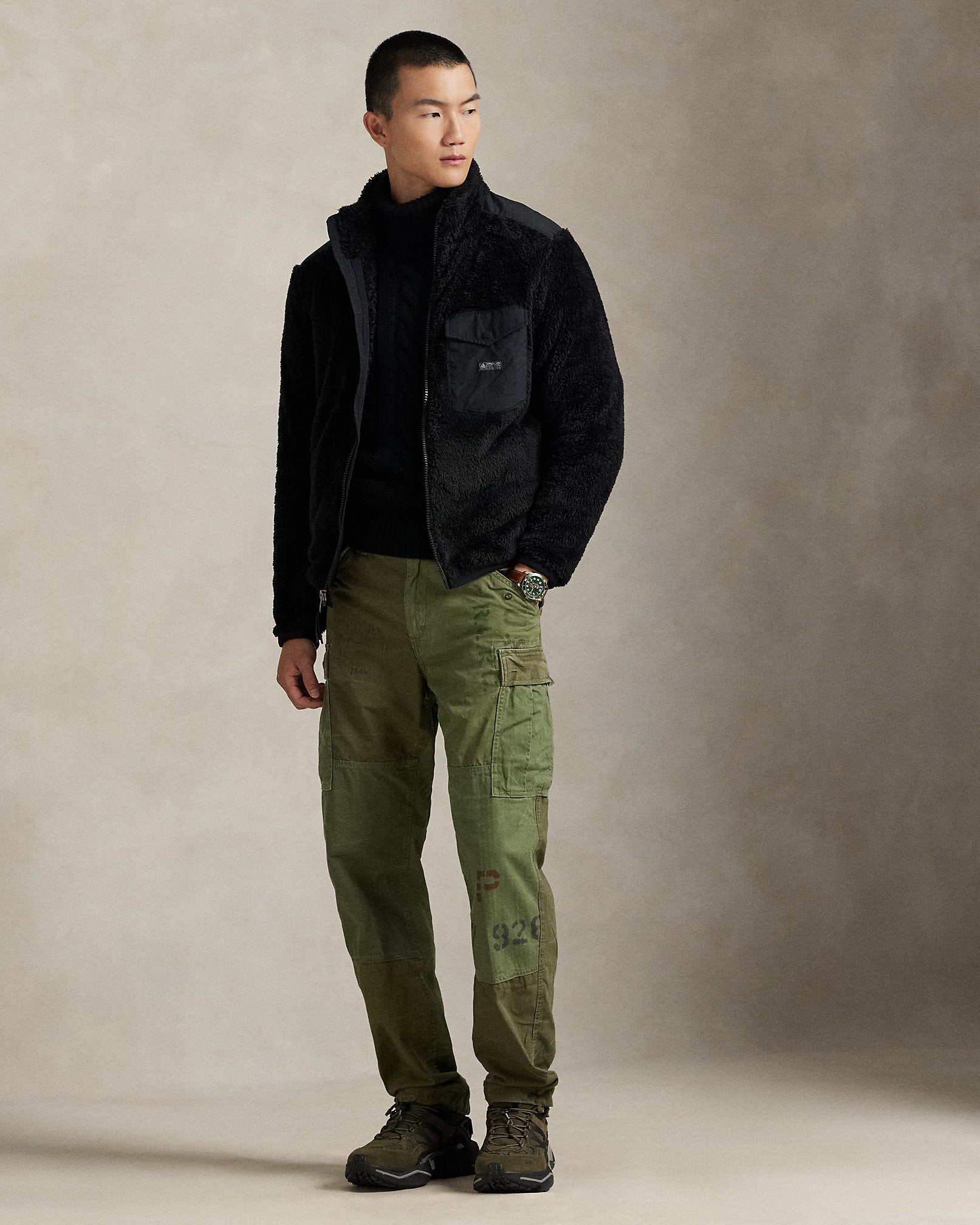 Ralph Lauren Classic Fit Patchwork Cargo Pant