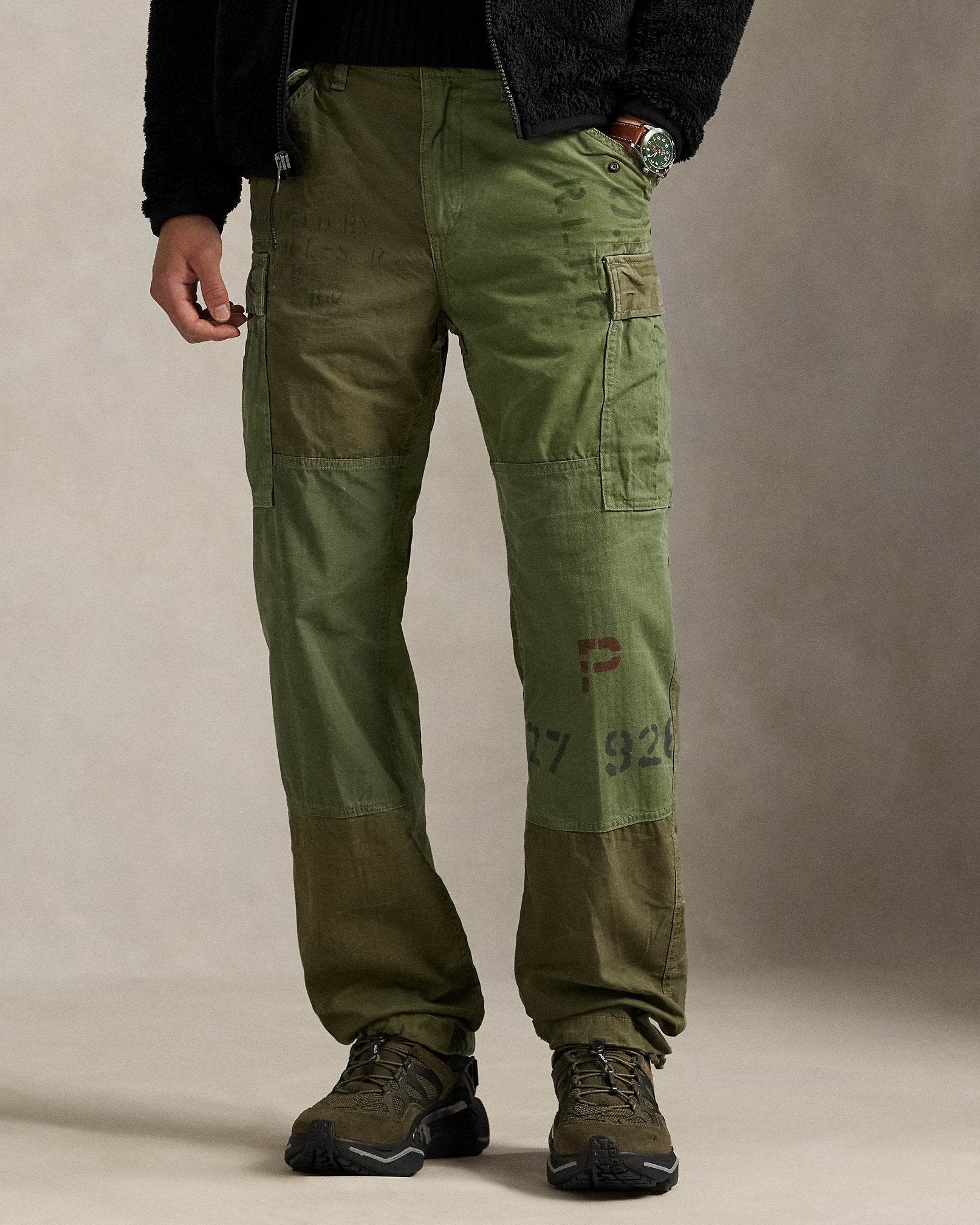 Ralph Lauren Classic Fit Patchwork Cargo Pant