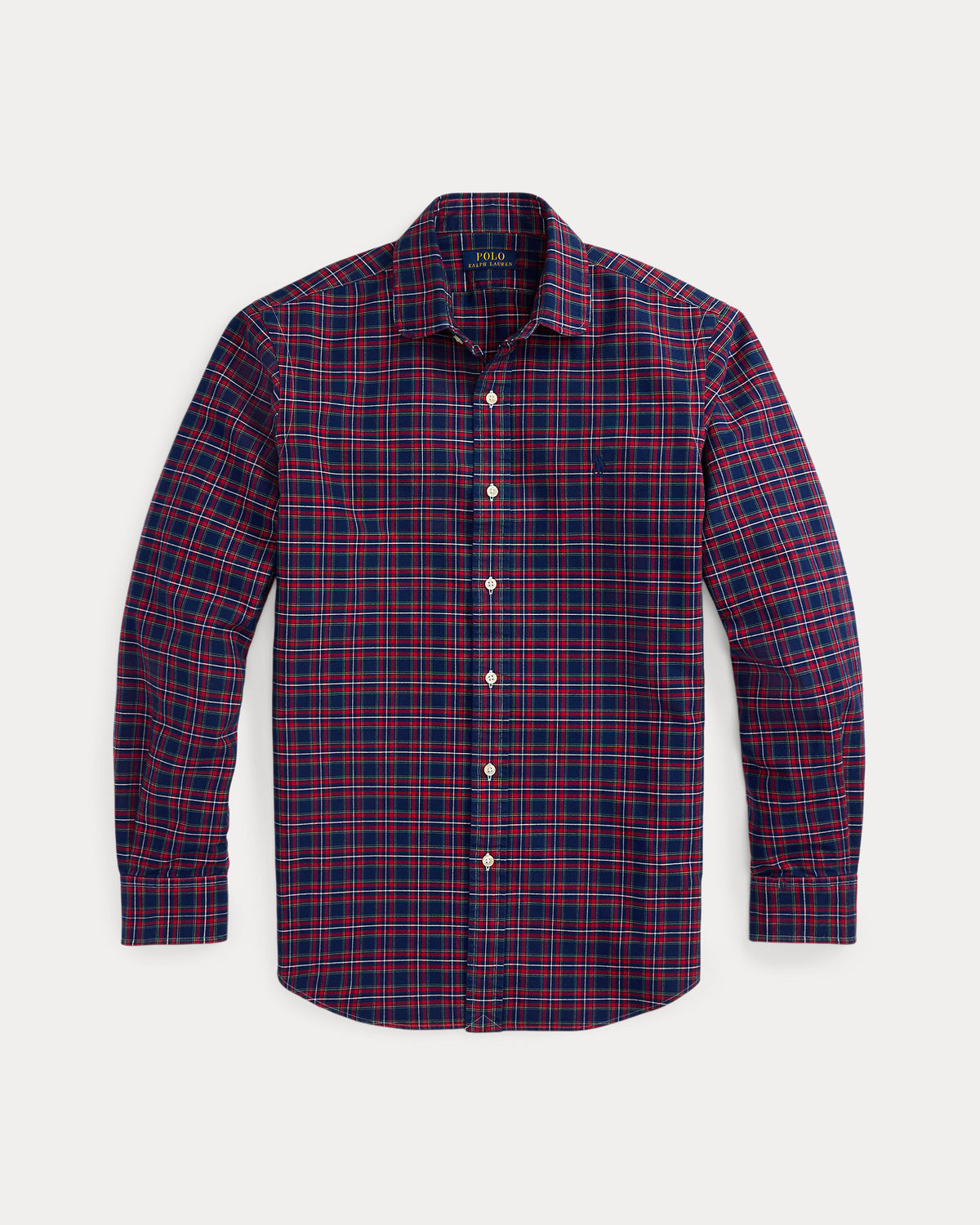 Ralph Lauren Classic Fit Plaid Oxford Shirt