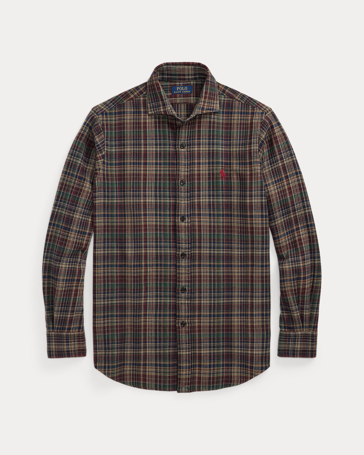 Ralph Lauren Classic Fit Plaid Brushed Flannel Shirt