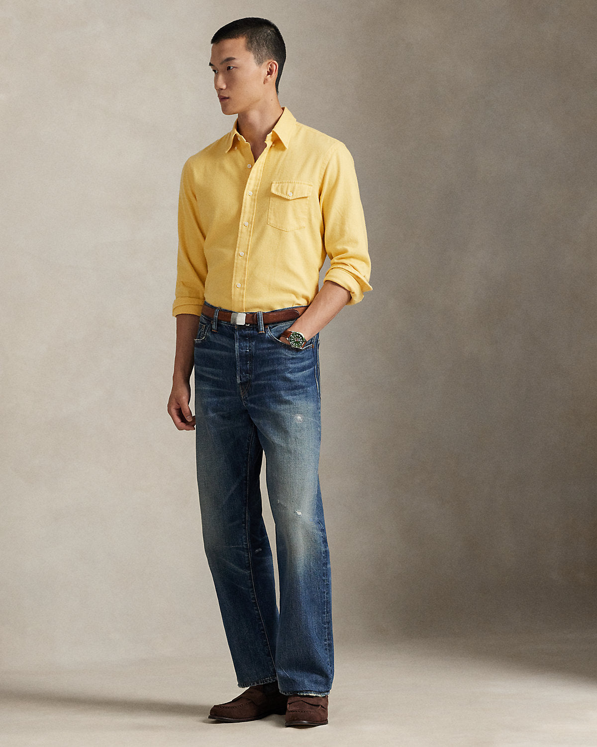 Ralph Lauren Classic Fit Brushed Twill Shirt