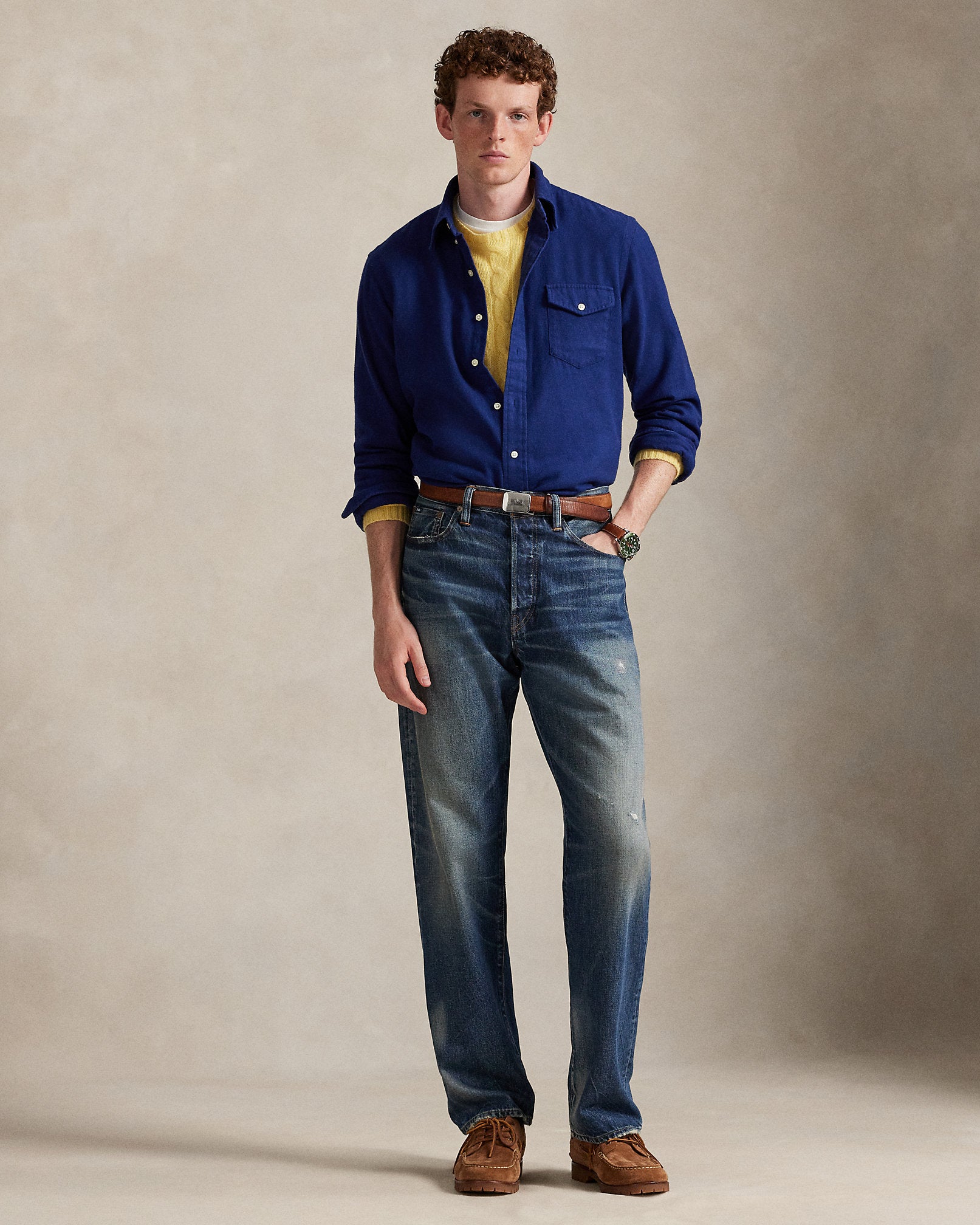 Ralph Lauren Classic Fit Brushed Twill Shirt