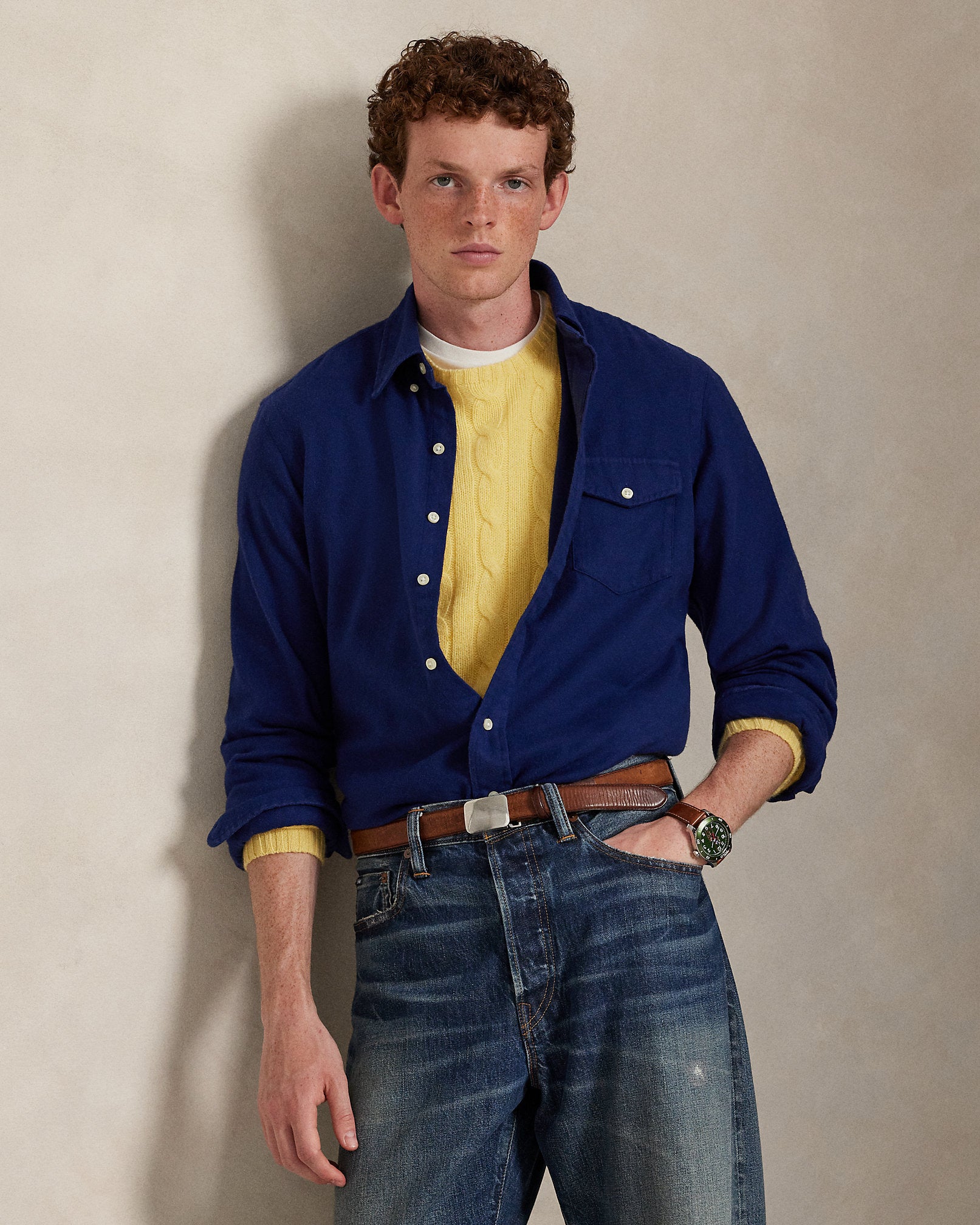 Ralph Lauren Classic Fit Brushed Twill Shirt