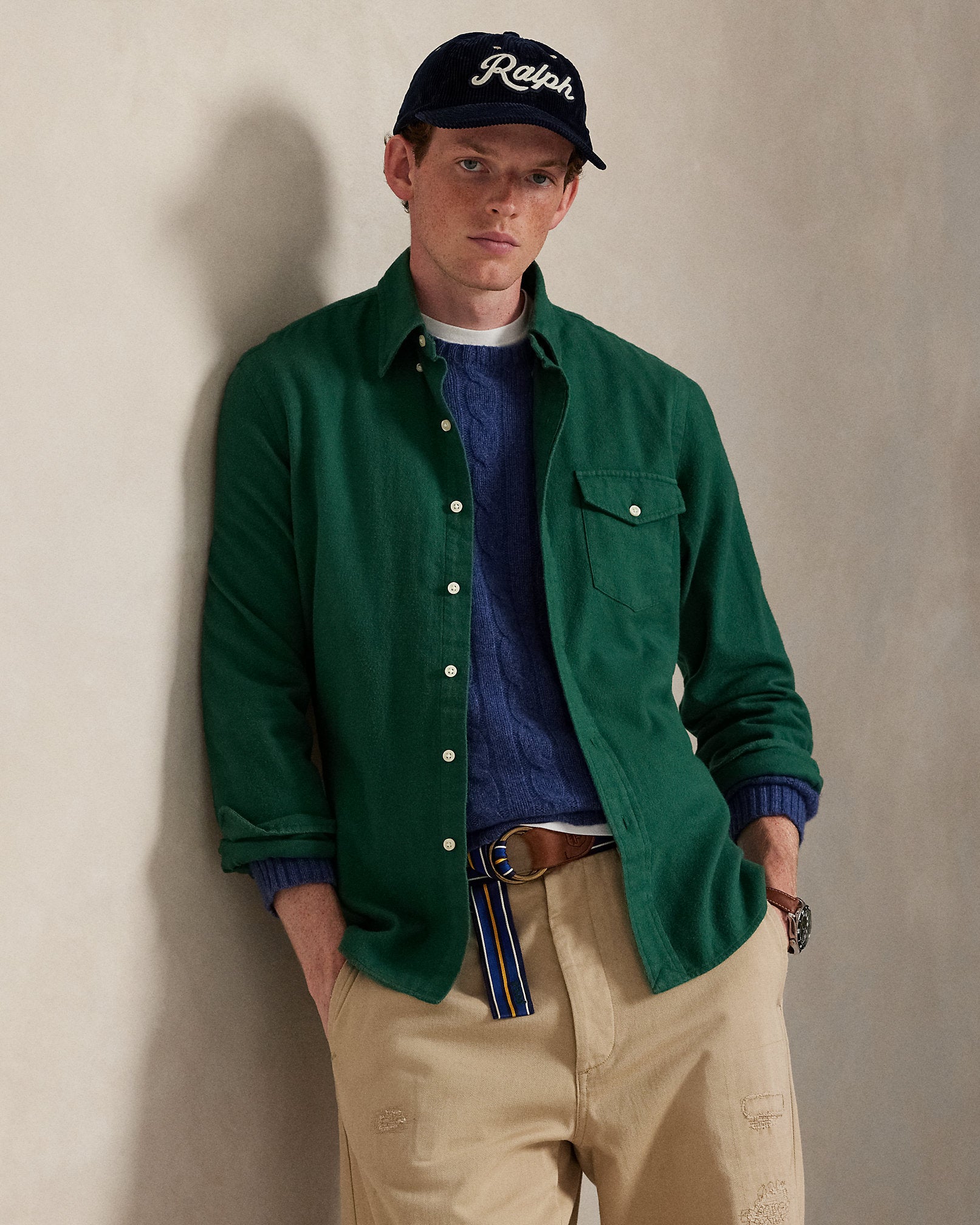 Ralph Lauren Classic Fit Brushed Twill Shirt