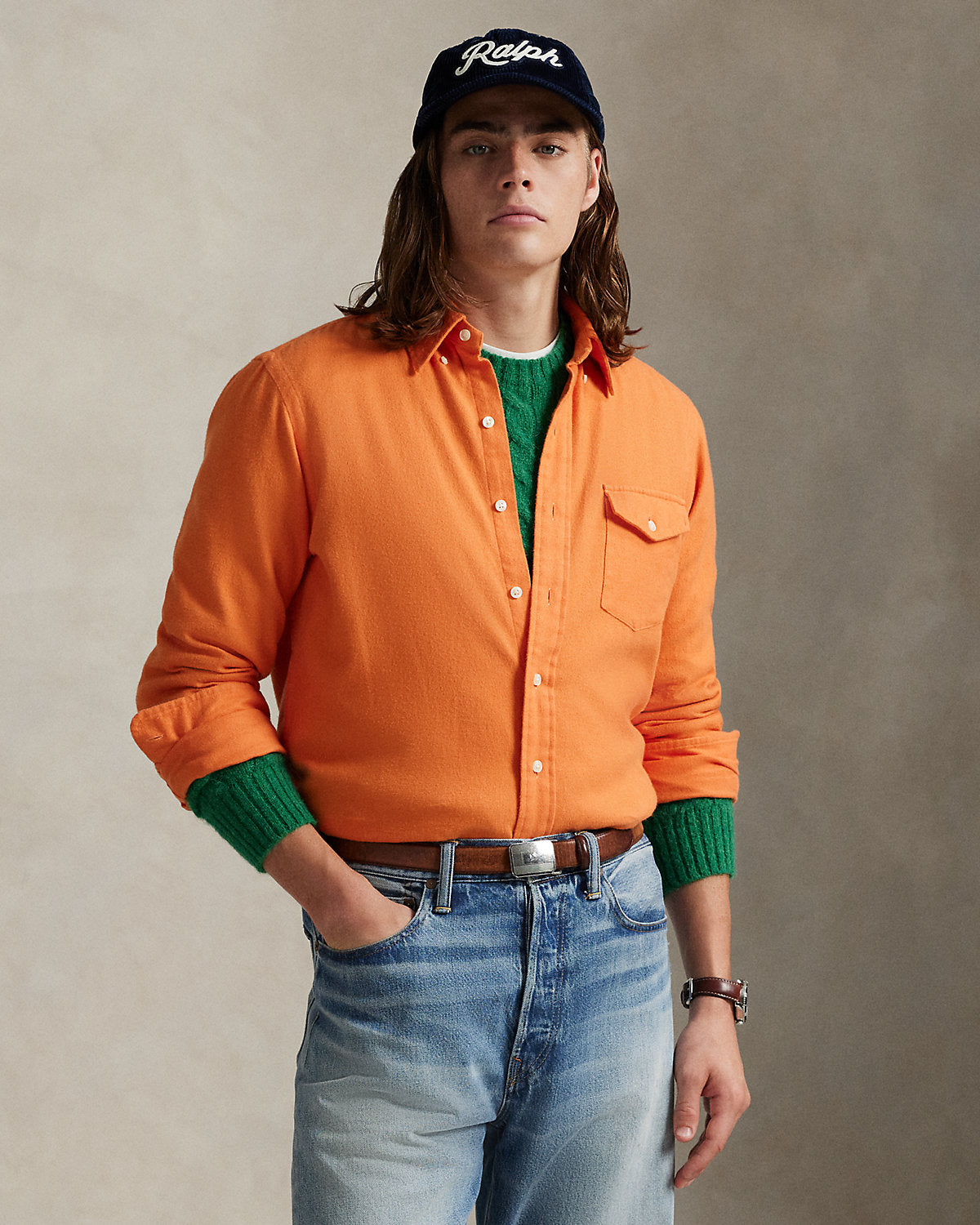 Ralph Lauren Classic Fit Brushed Twill Shirt