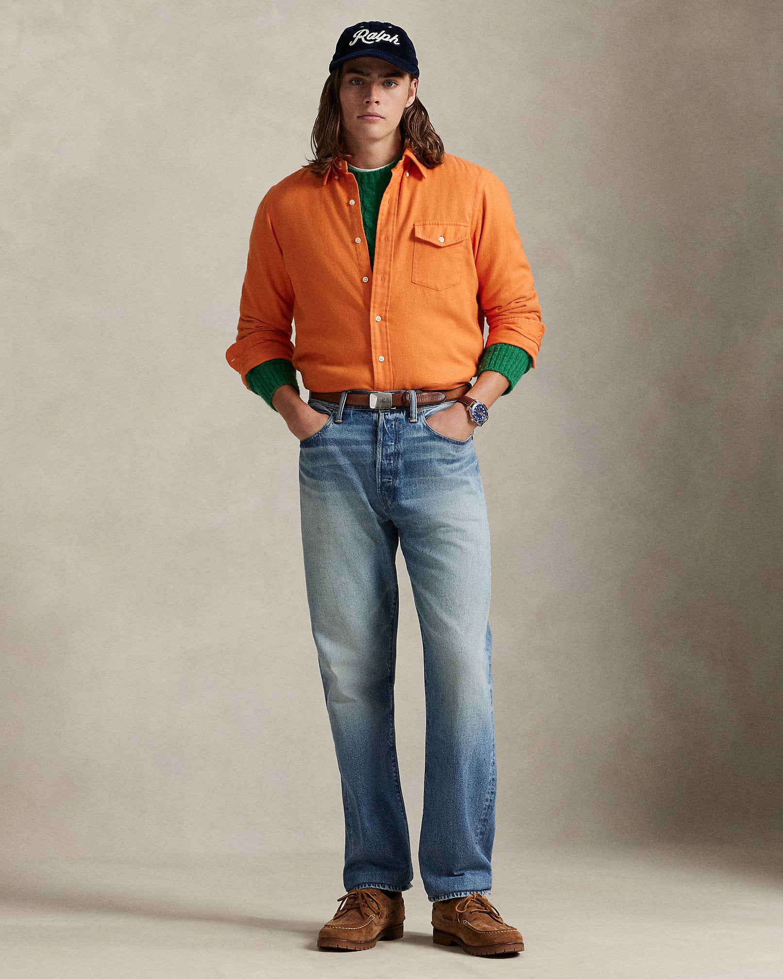 Ralph Lauren Classic Fit Brushed Twill Shirt