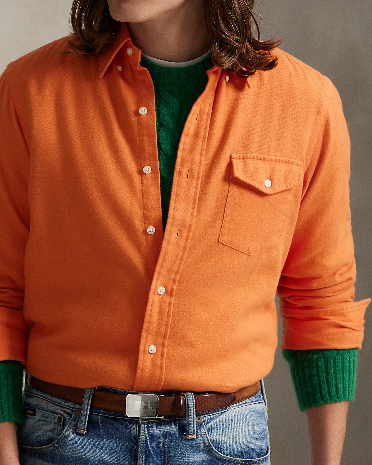 Ralph Lauren Classic Fit Brushed Twill Shirt