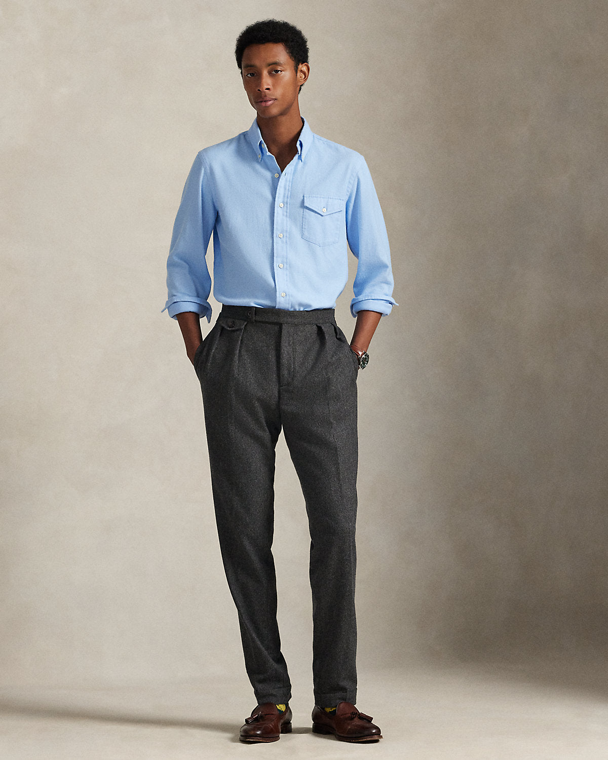 Ralph Lauren Classic Fit Brushed Twill Shirt