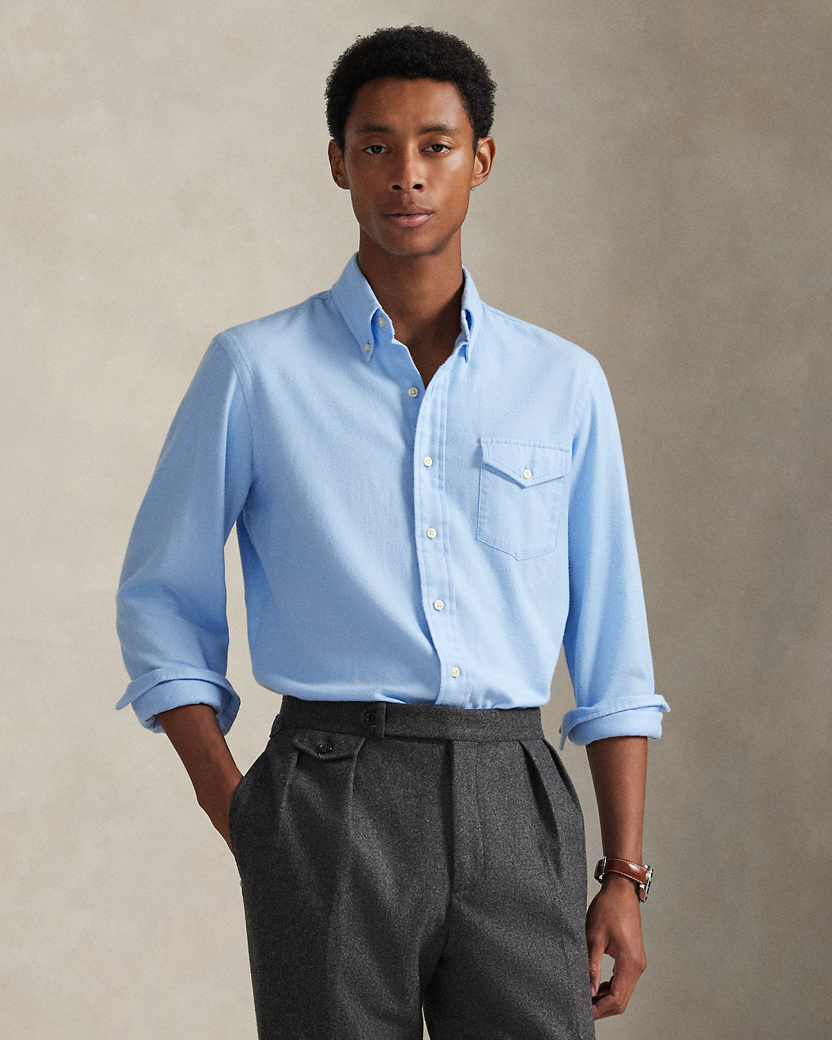 Ralph Lauren Classic Fit Brushed Twill Shirt