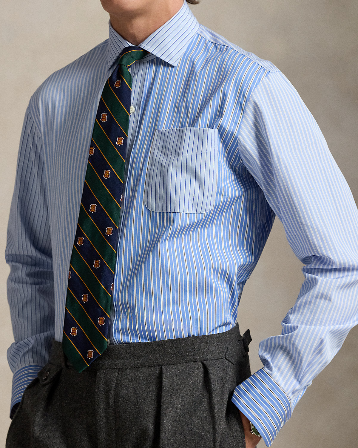 Ralph Lauren Classic Fit Striped Fun Shirt