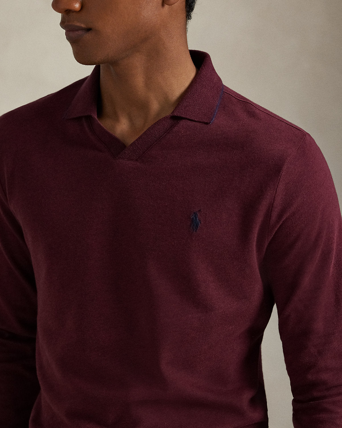 Ralph Lauren Textured Jersey Polo Shirt