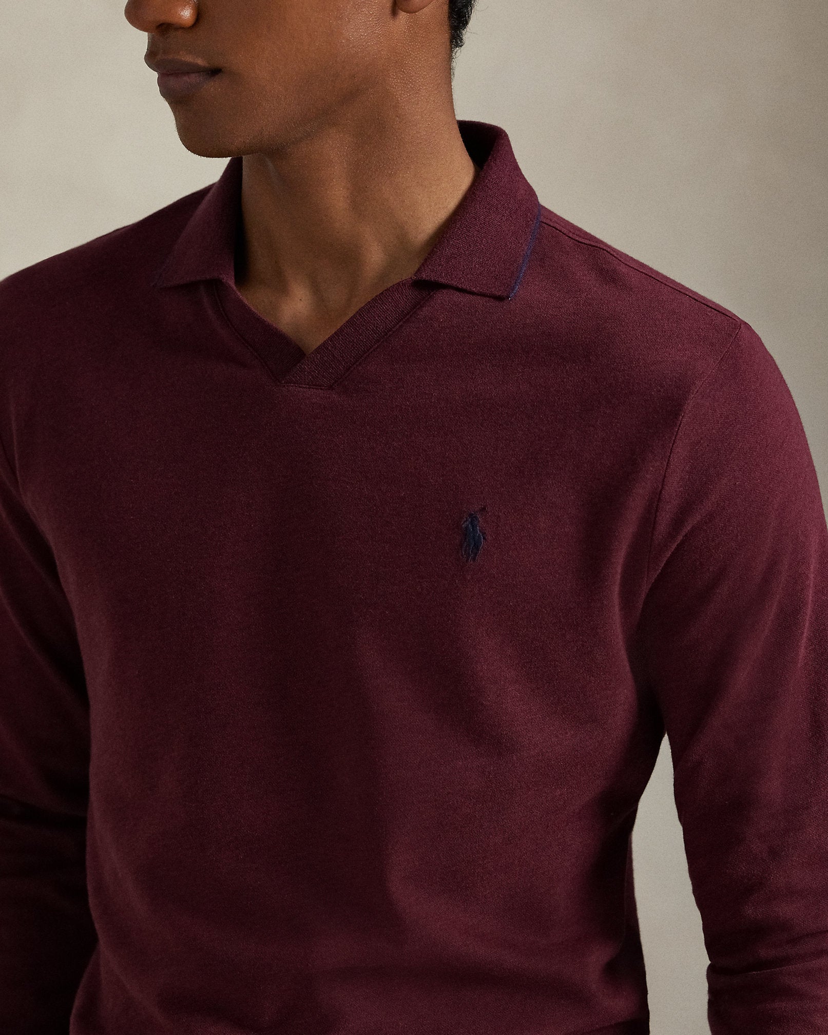 Ralph Lauren Textured Jersey Polo Shirt