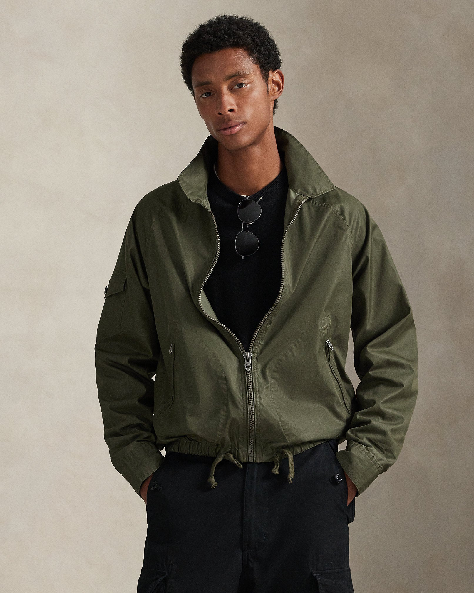 Ralph Lauren CottonBlend Coachs Jacket