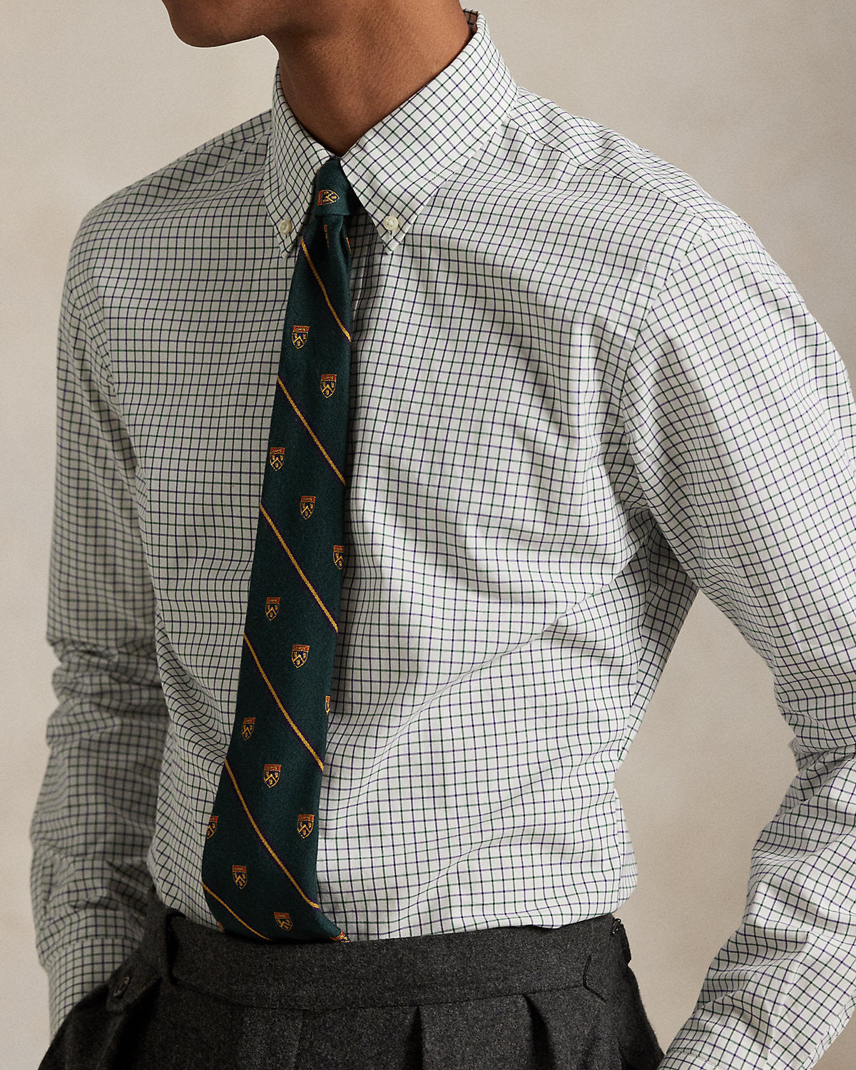 Ralph Lauren Classic Fit Tattersall Poplin Shirt