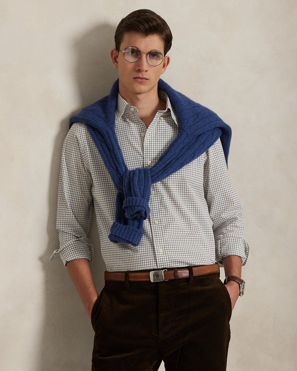 Ralph Lauren Classic Fit Tattersall Poplin Shirt