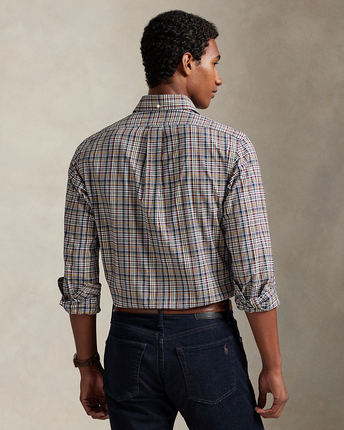 Ralph Lauren Classic Fit Plaid Poplin Shirt