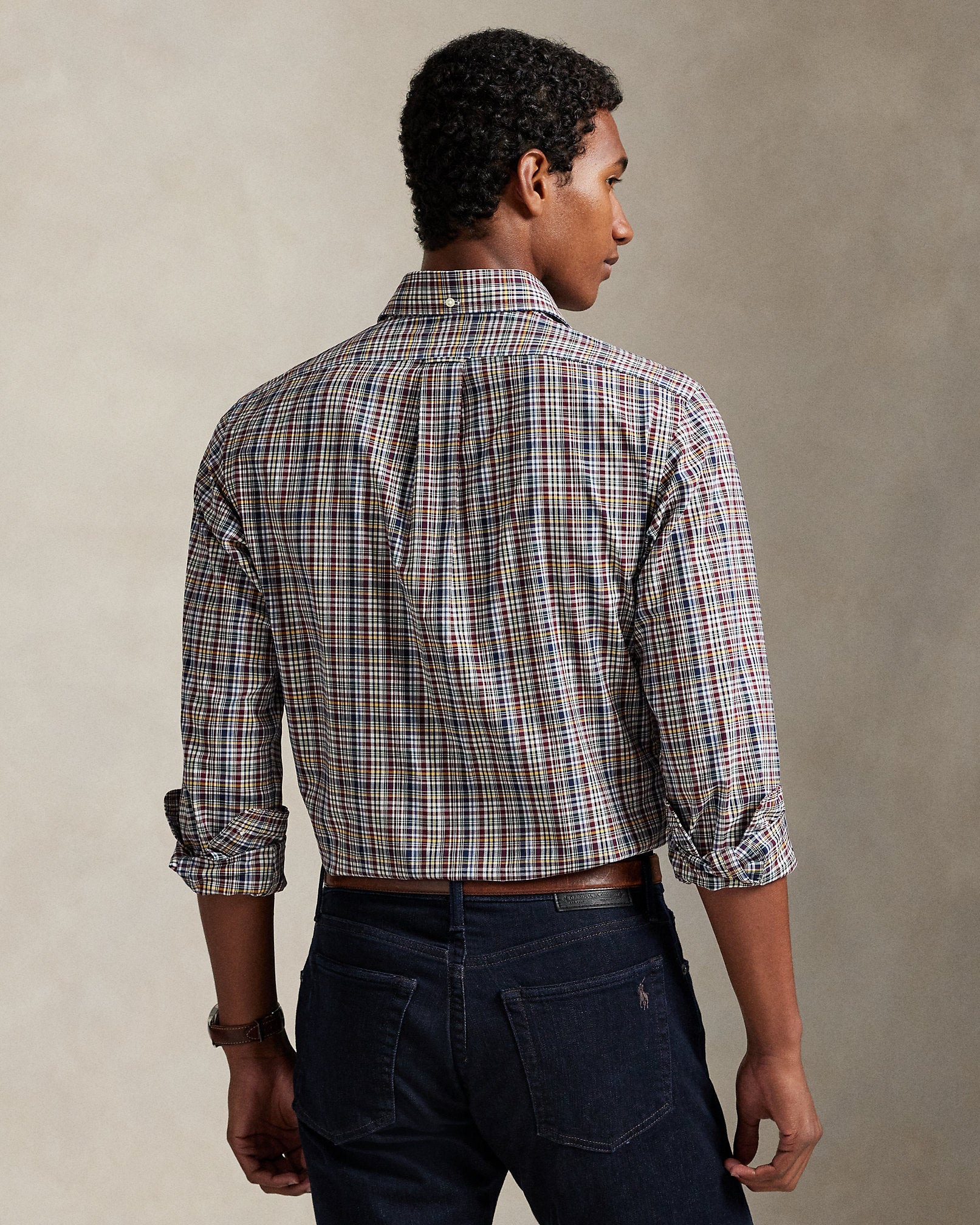 Ralph Lauren Classic Fit Plaid Poplin Shirt