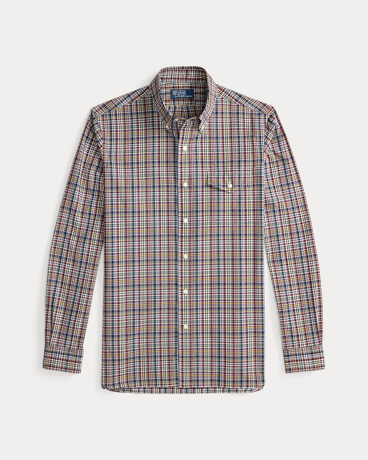 Ralph Lauren Classic Fit Plaid Poplin Shirt