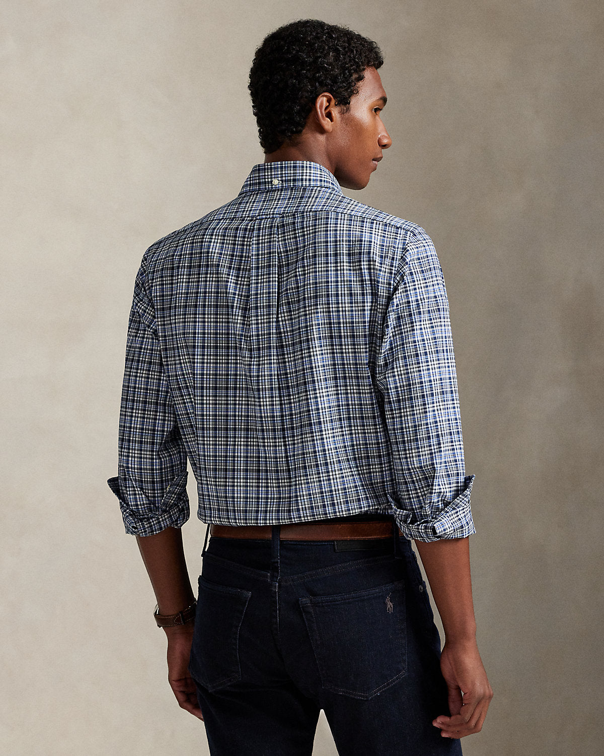 Ralph Lauren Classic Fit Plaid Poplin Shirt