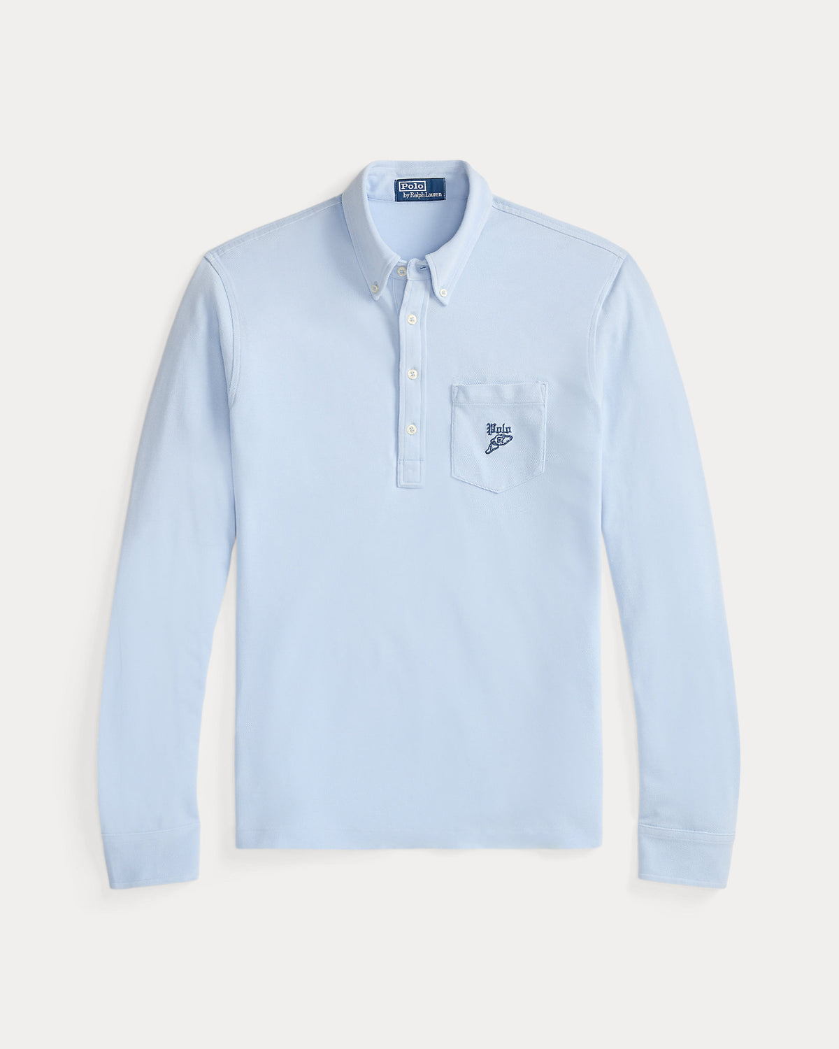 Ralph Lauren Classic Fit Embroidered Mesh Polo Shirt