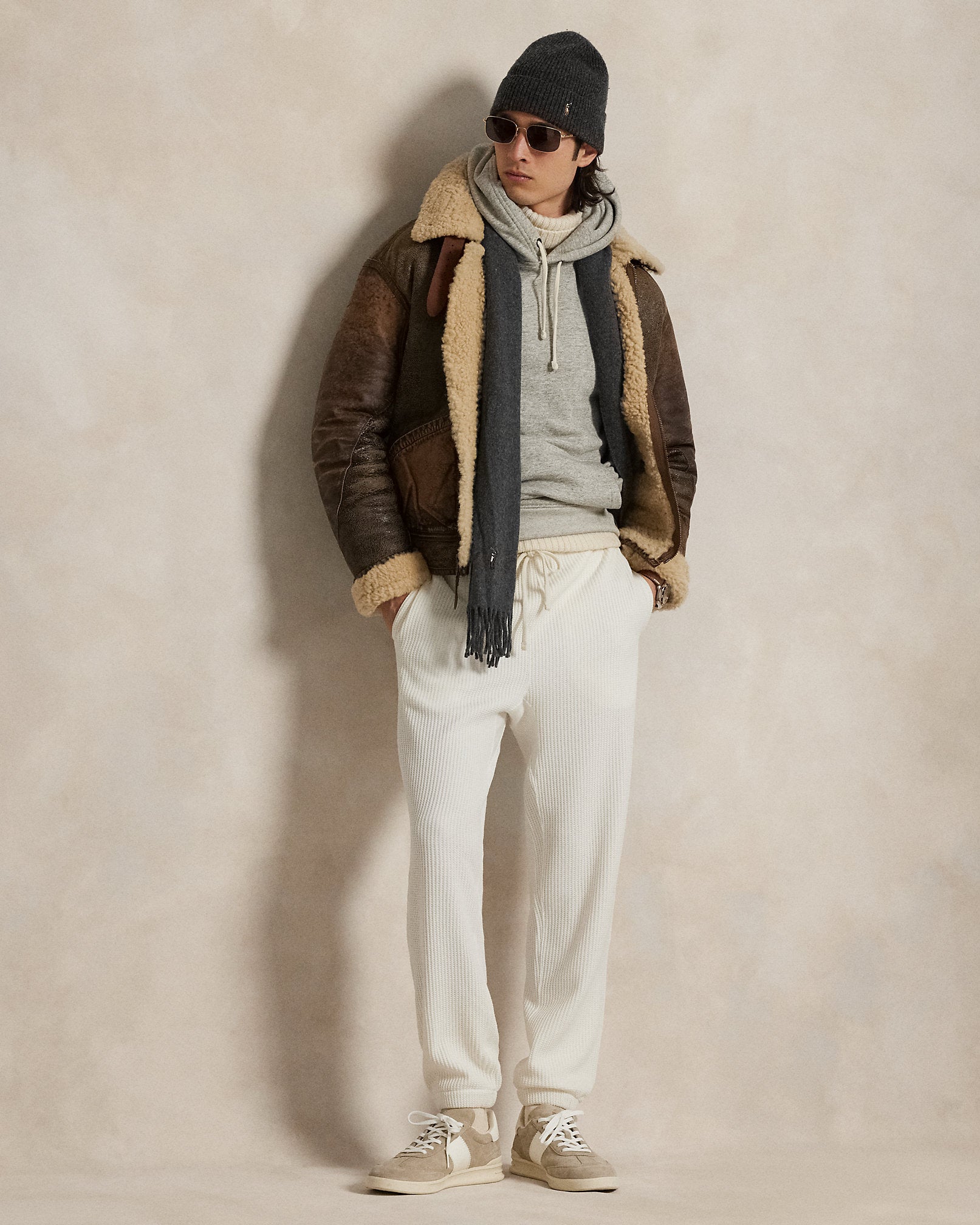 Ralph Lauren WaffleKnit Fleece Sweatpant