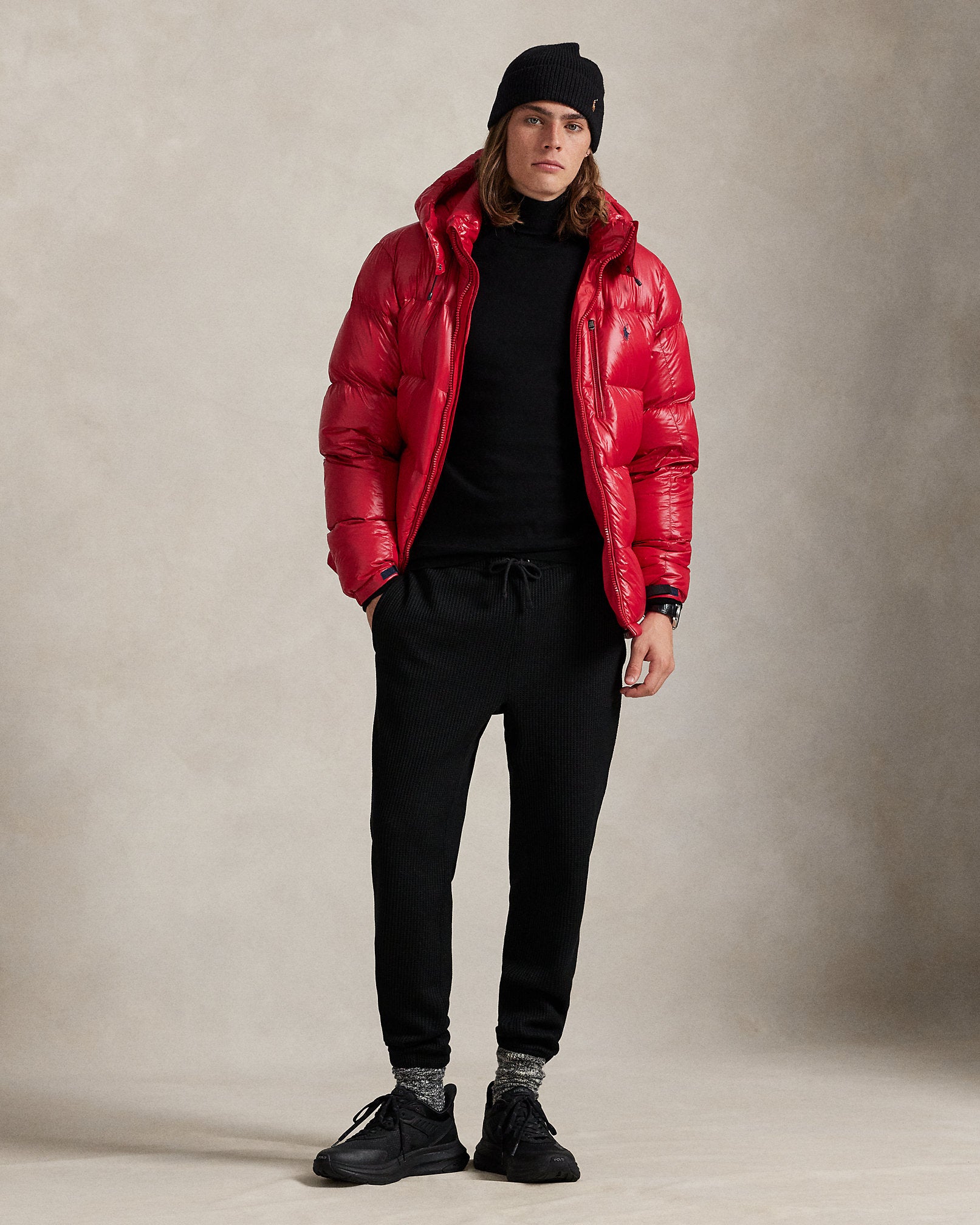 Ralph Lauren WaffleKnit Fleece Sweatpant