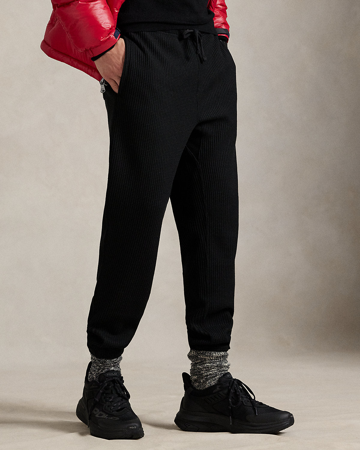 Ralph Lauren WaffleKnit Fleece Sweatpant