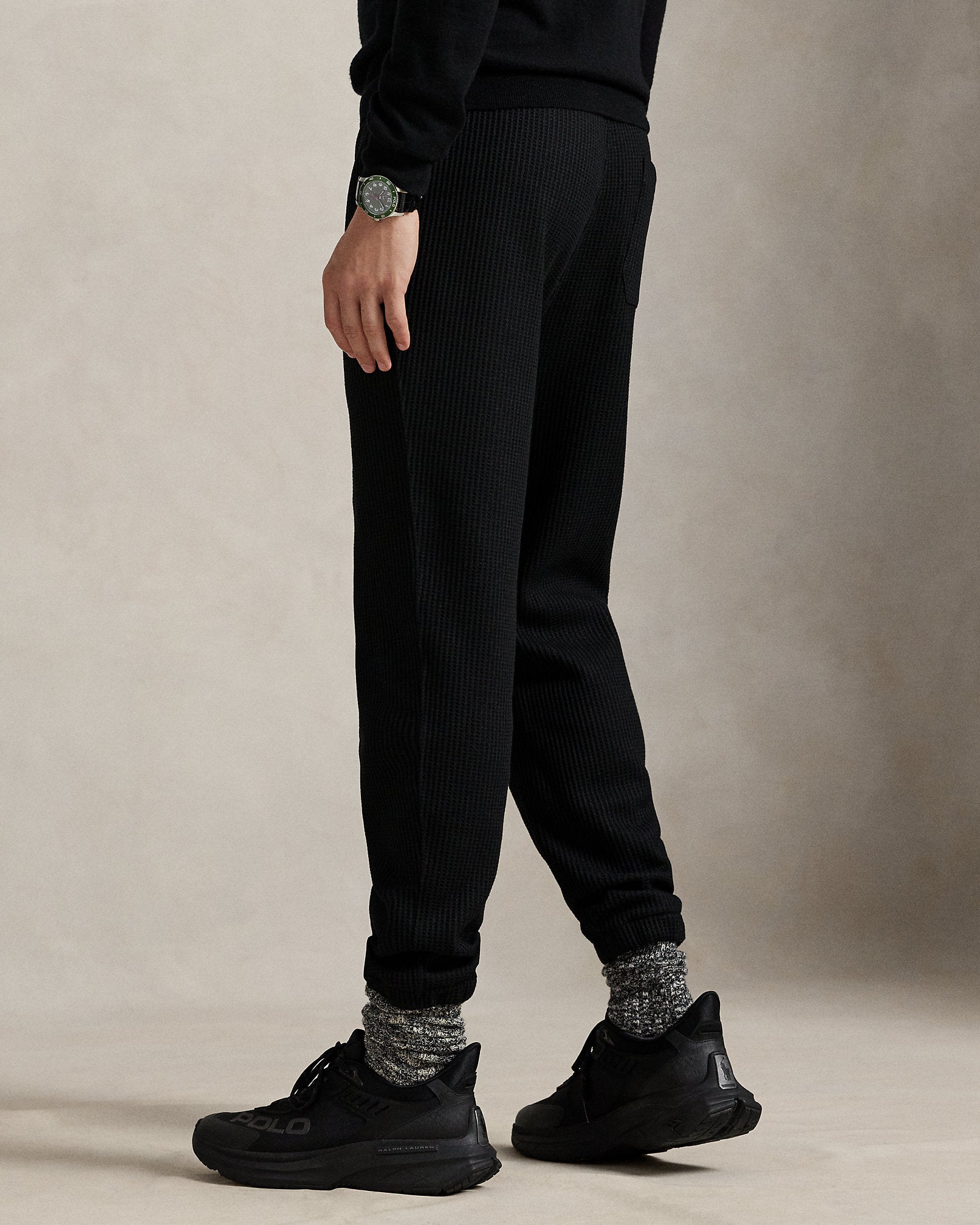 Ralph Lauren WaffleKnit Fleece Sweatpant