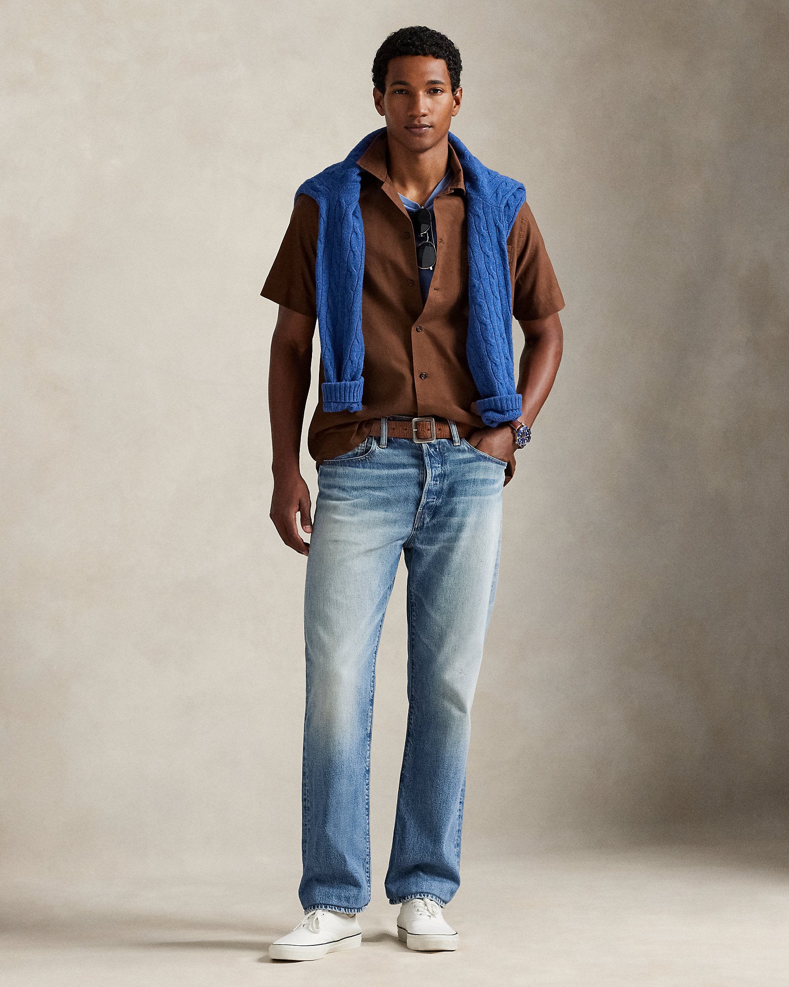 Ralph Lauren Classic Fit Oxford Camp Shirt