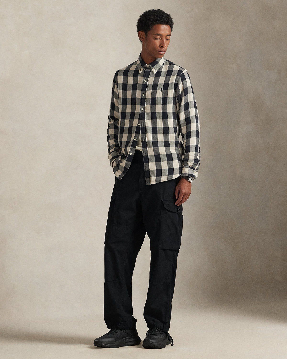 Ralph Lauren Classic Fit Plaid DoubleFaced Shirt