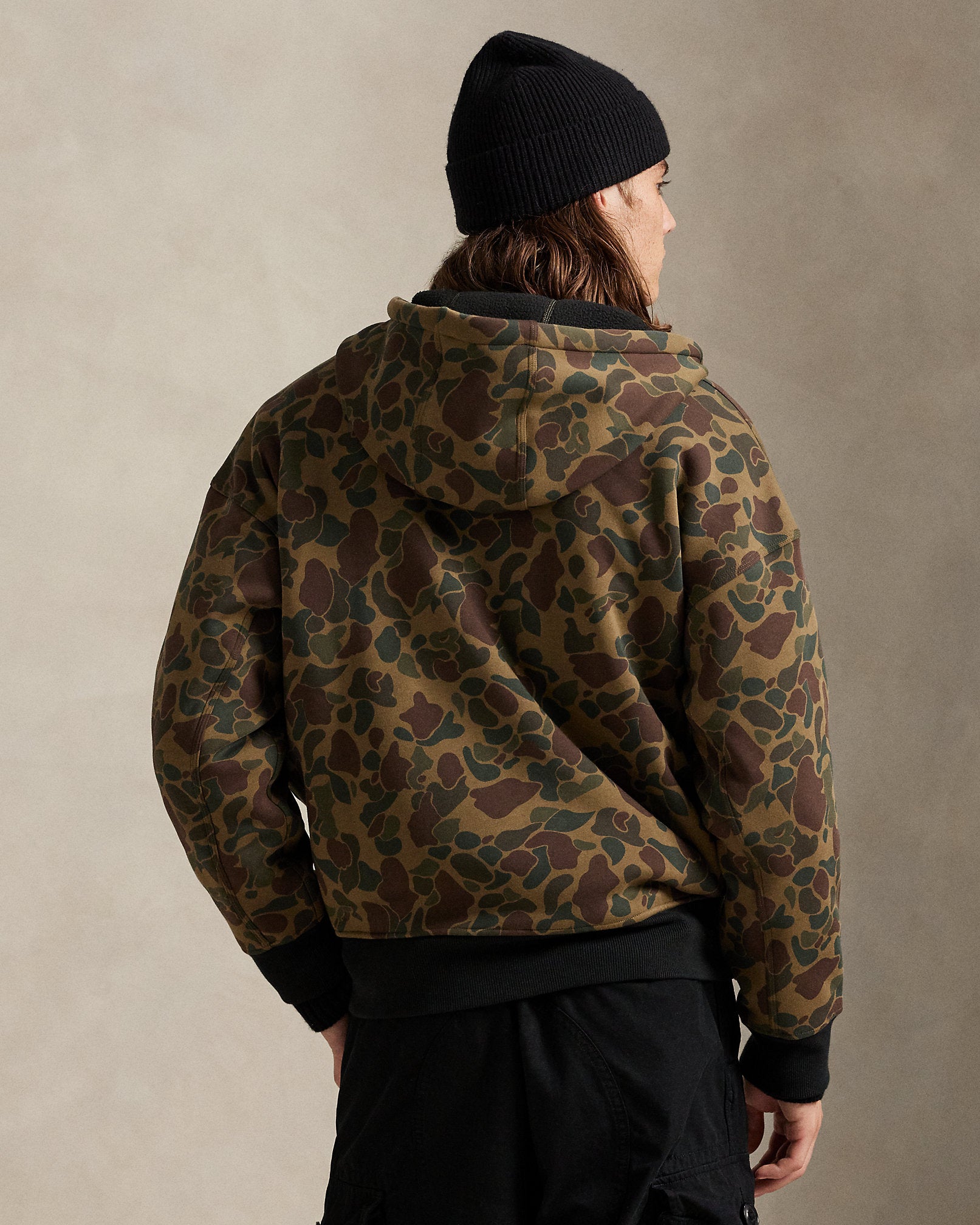 Ralph Lauren Camo DoubleKnit Fleece Hoodie