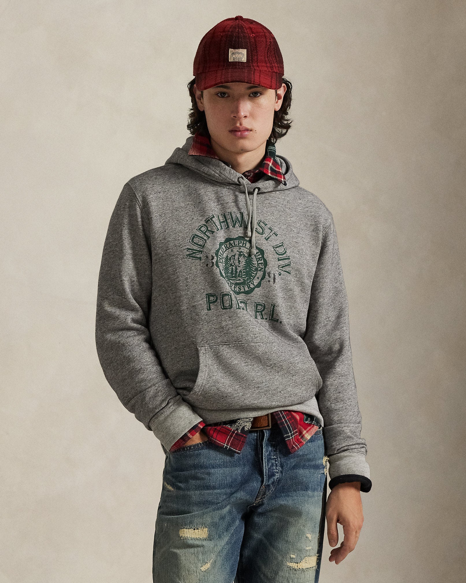 Ralph Lauren Fleece Graphic Hoodie