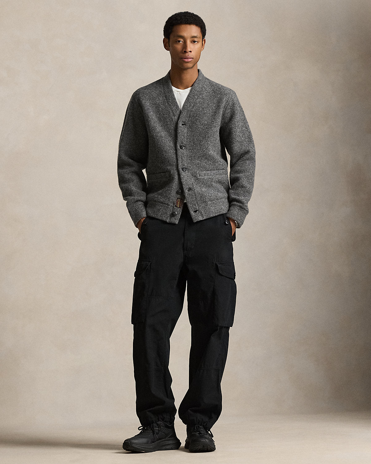 Ralph Lauren Felted WoolBlend Cardigan