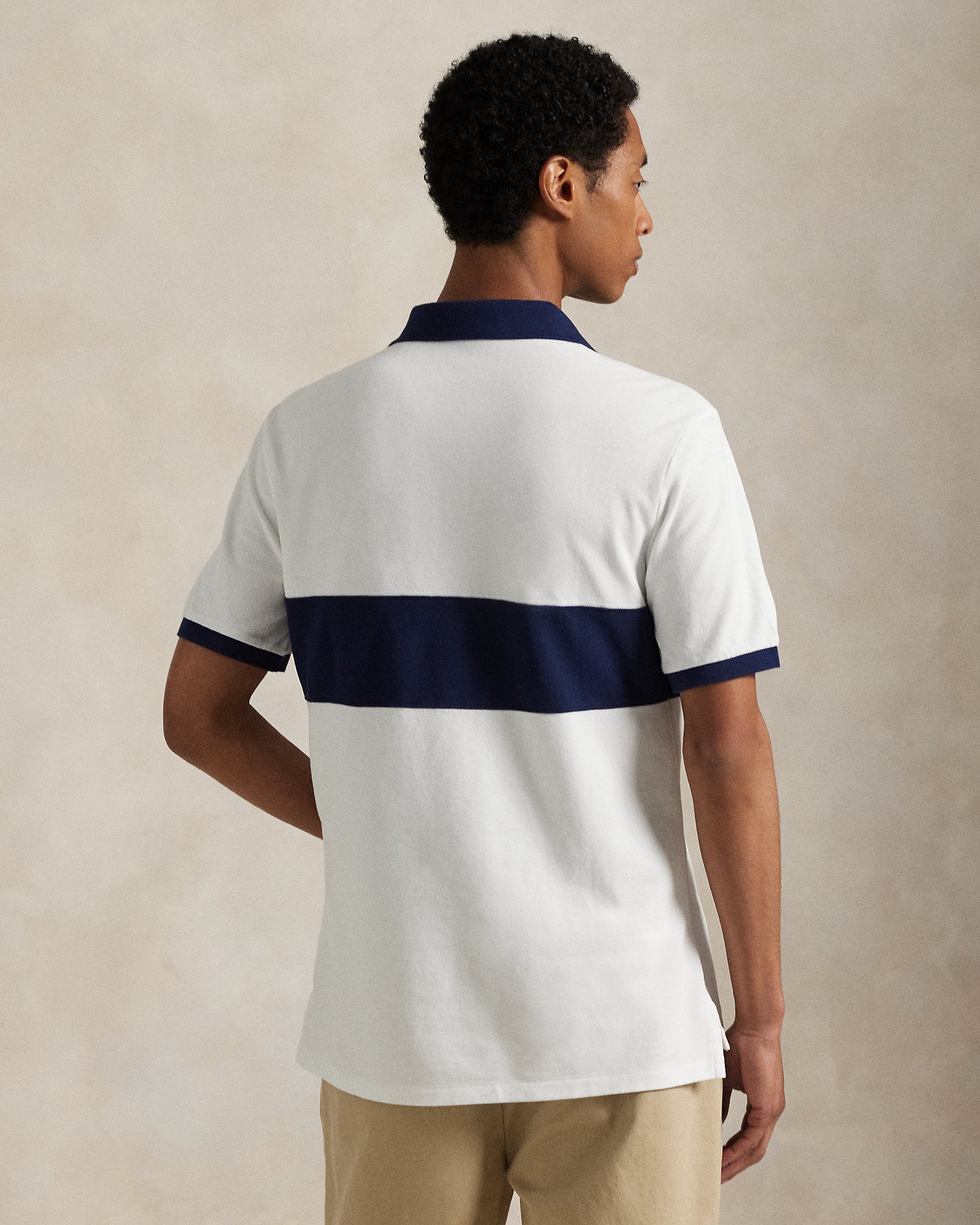 Ralph Lauren Classic Fit Mesh Graphic Polo Shirt