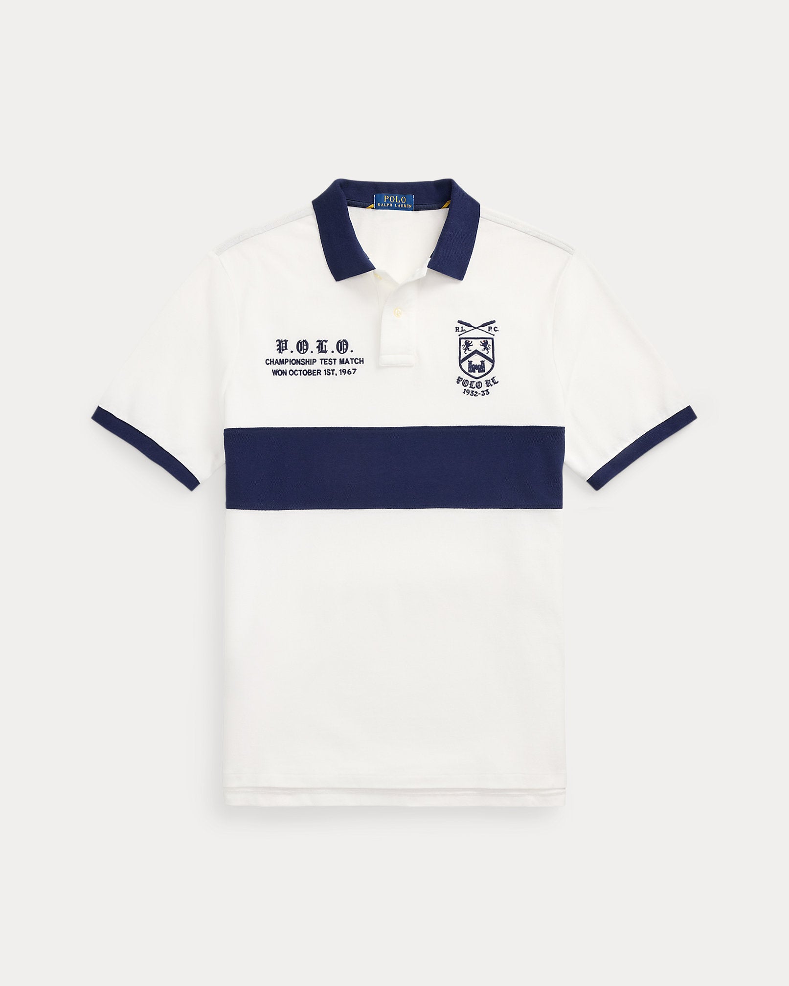 Ralph Lauren Classic Fit Mesh Graphic Polo Shirt