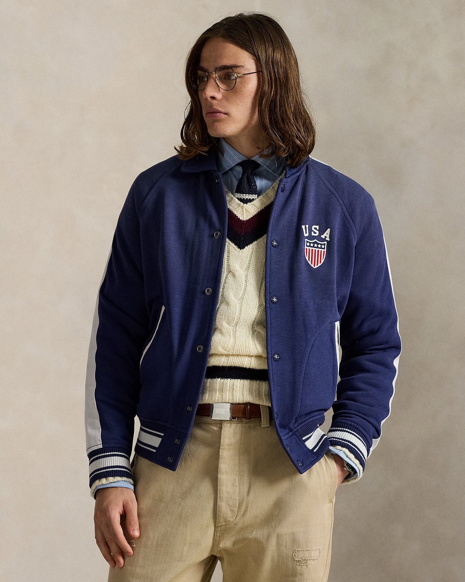 Ralph Lauren Fleece Graphic Jacket