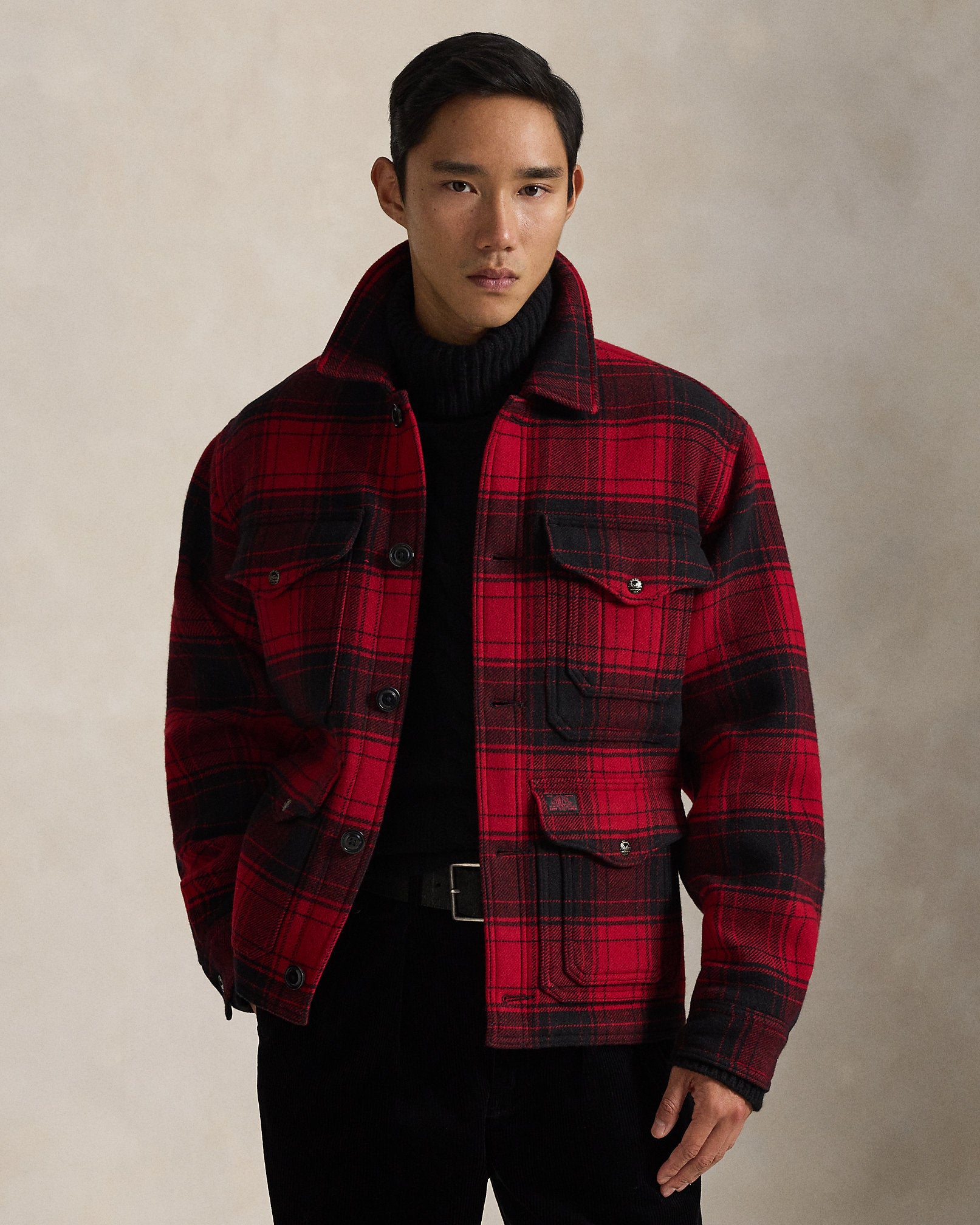Ralph Lauren Plaid Wool Thicket Jacket