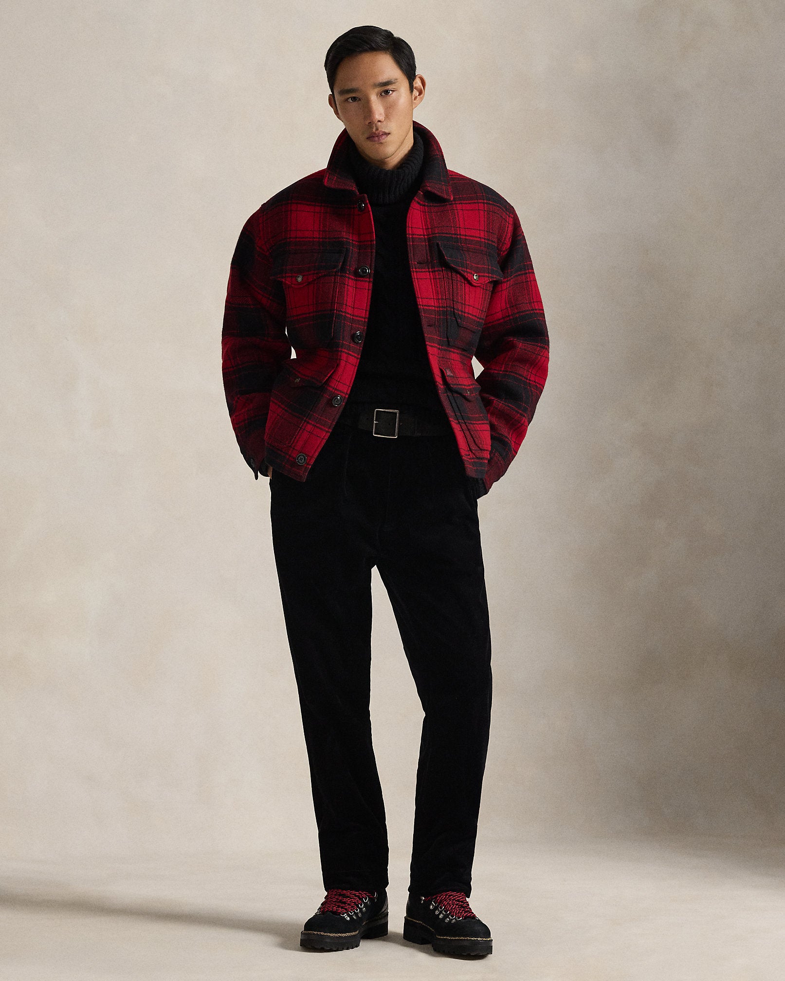 Ralph Lauren Plaid Wool Thicket Jacket