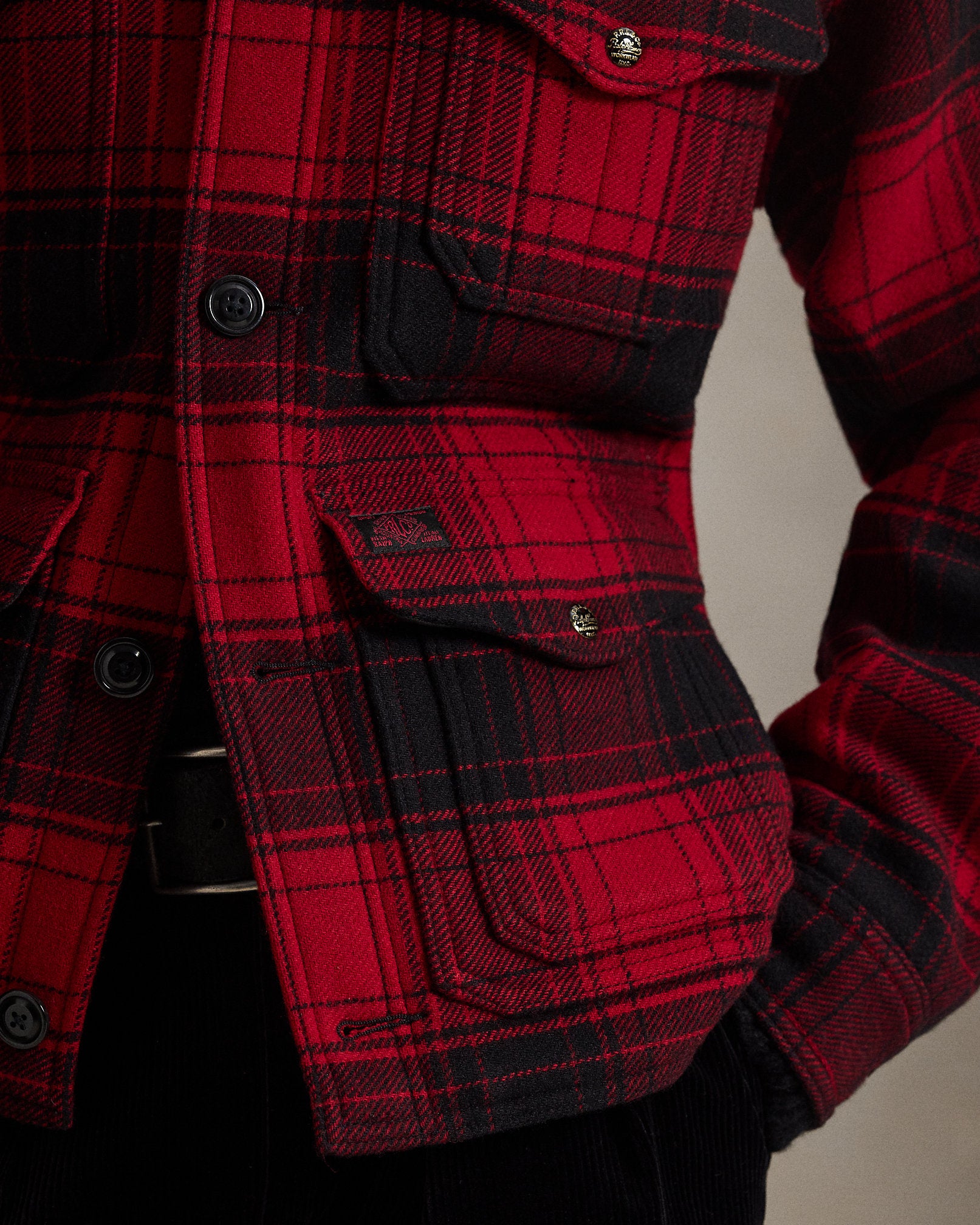 Ralph Lauren Plaid Wool Thicket Jacket