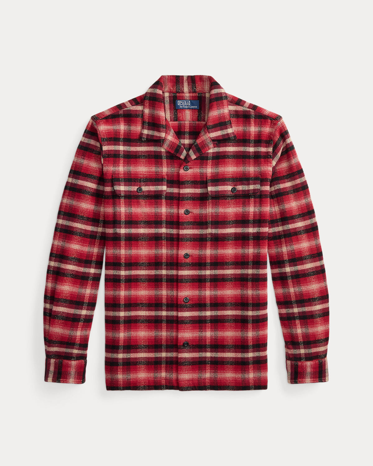 Ralph Lauren Classic Fit Plaid Flannel Camp Shirt