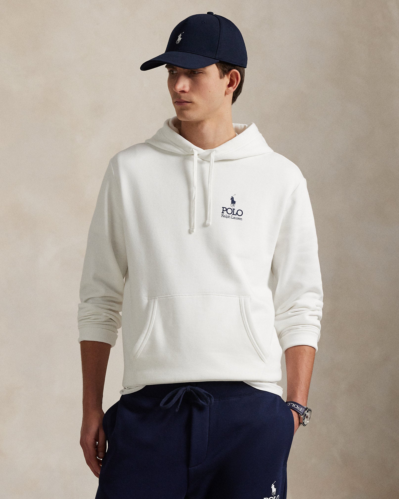 Ralph Lauren Logo Fleece Hoodie