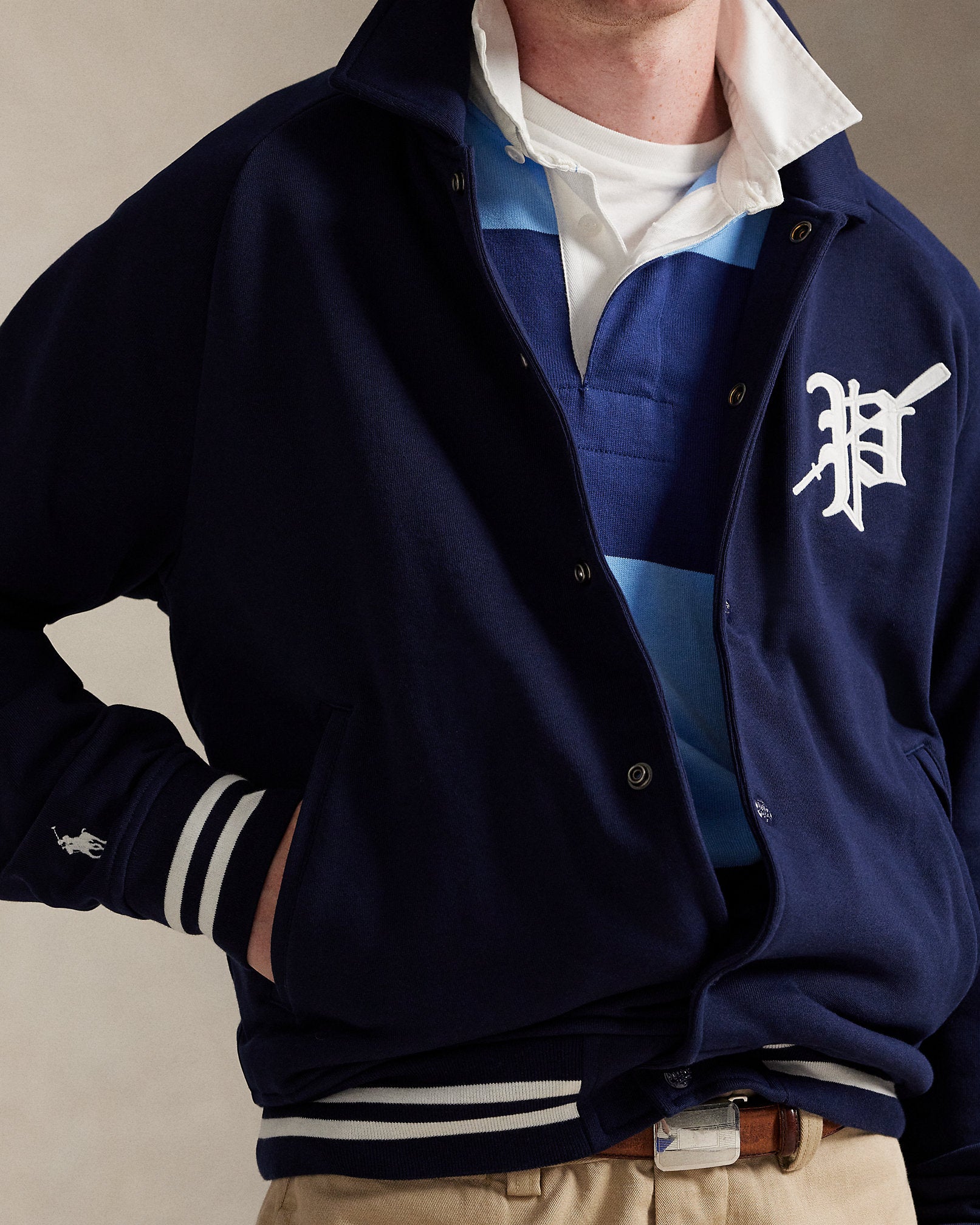 Ralph Lauren Fleece Graphic Jacket