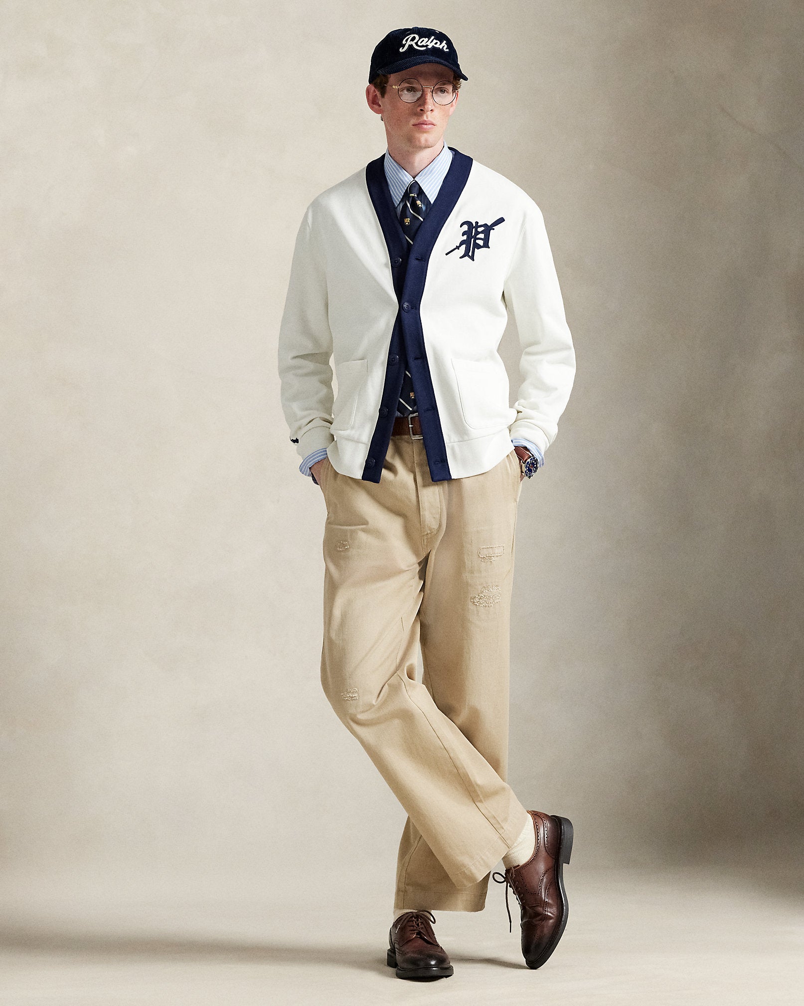 Ralph Lauren Fleece Graphic Cardigan