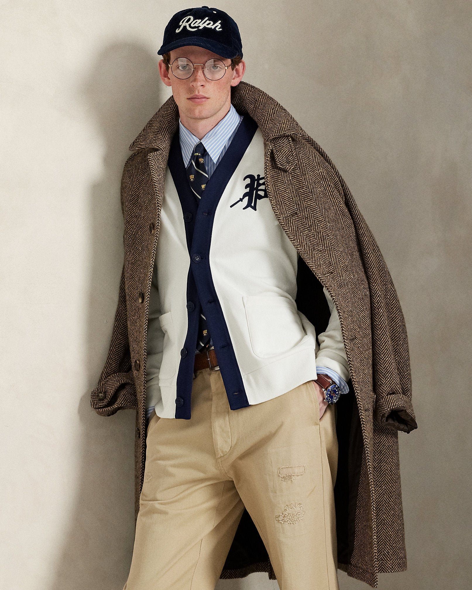 Ralph Lauren Fleece Graphic Cardigan