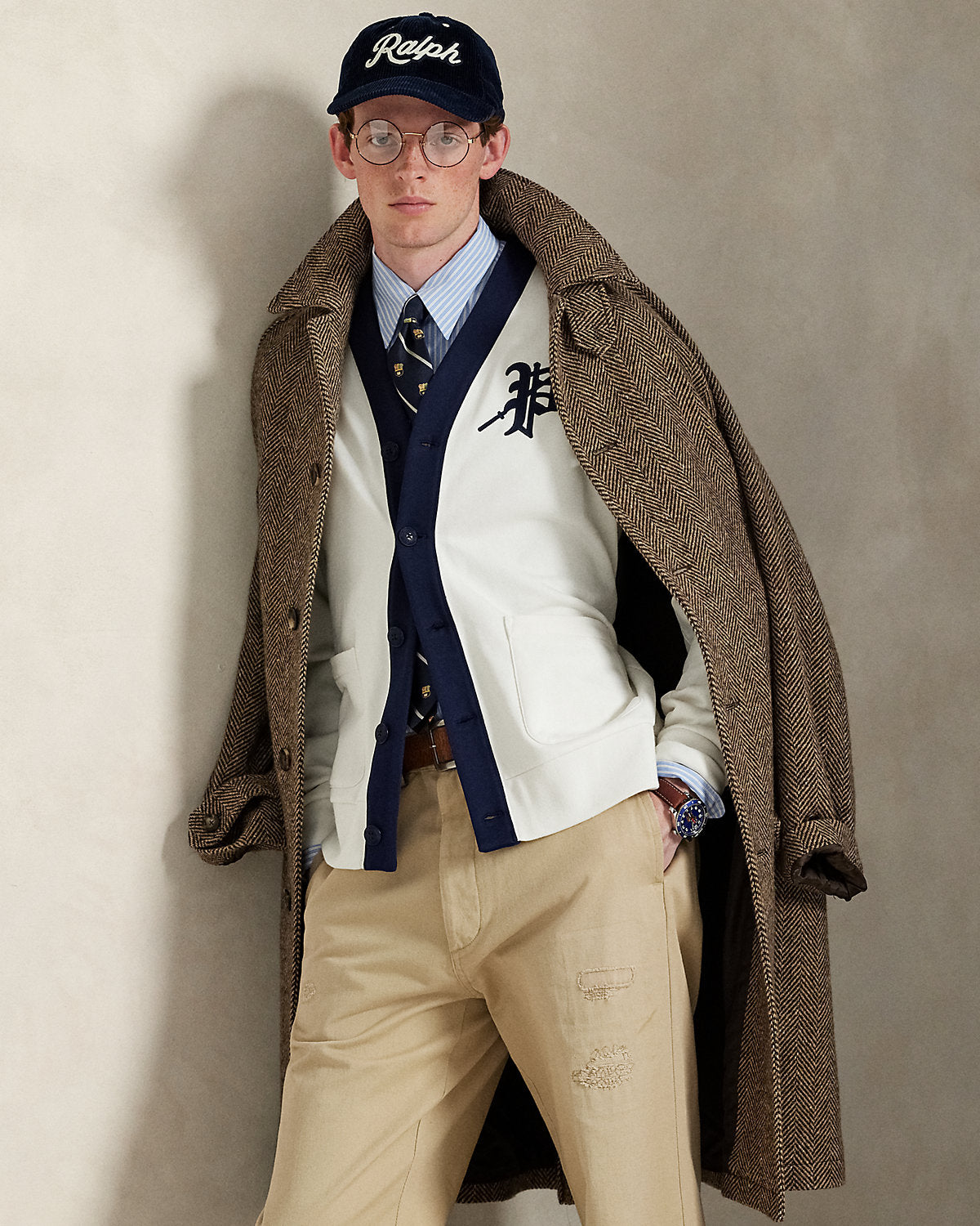 Ralph Lauren Fleece Graphic Cardigan