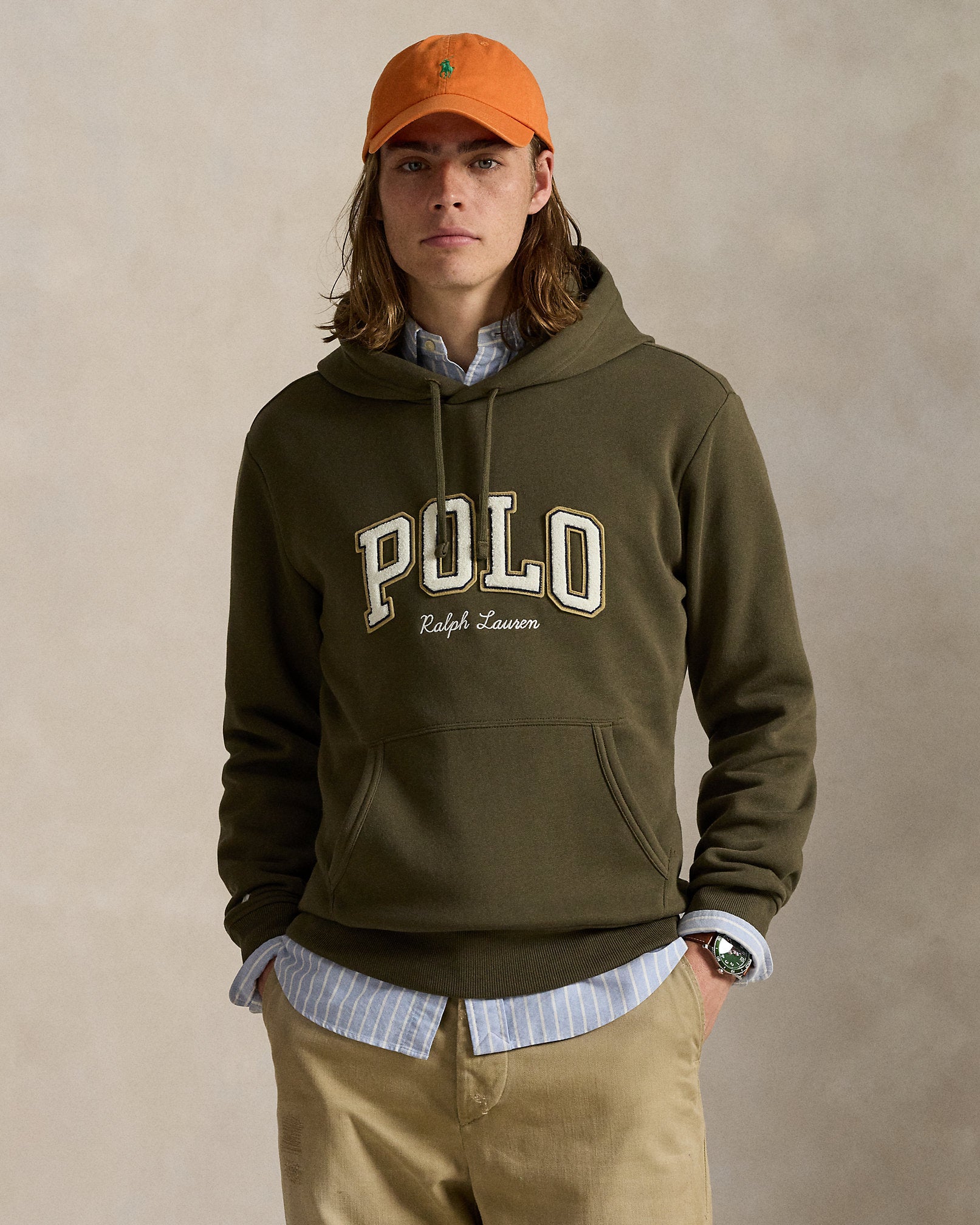 Ralph Lauren Logo Fleece Hoodie