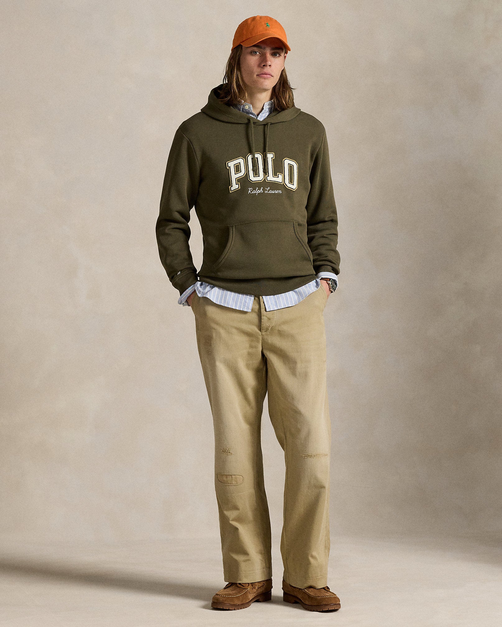 Ralph Lauren Logo Fleece Hoodie