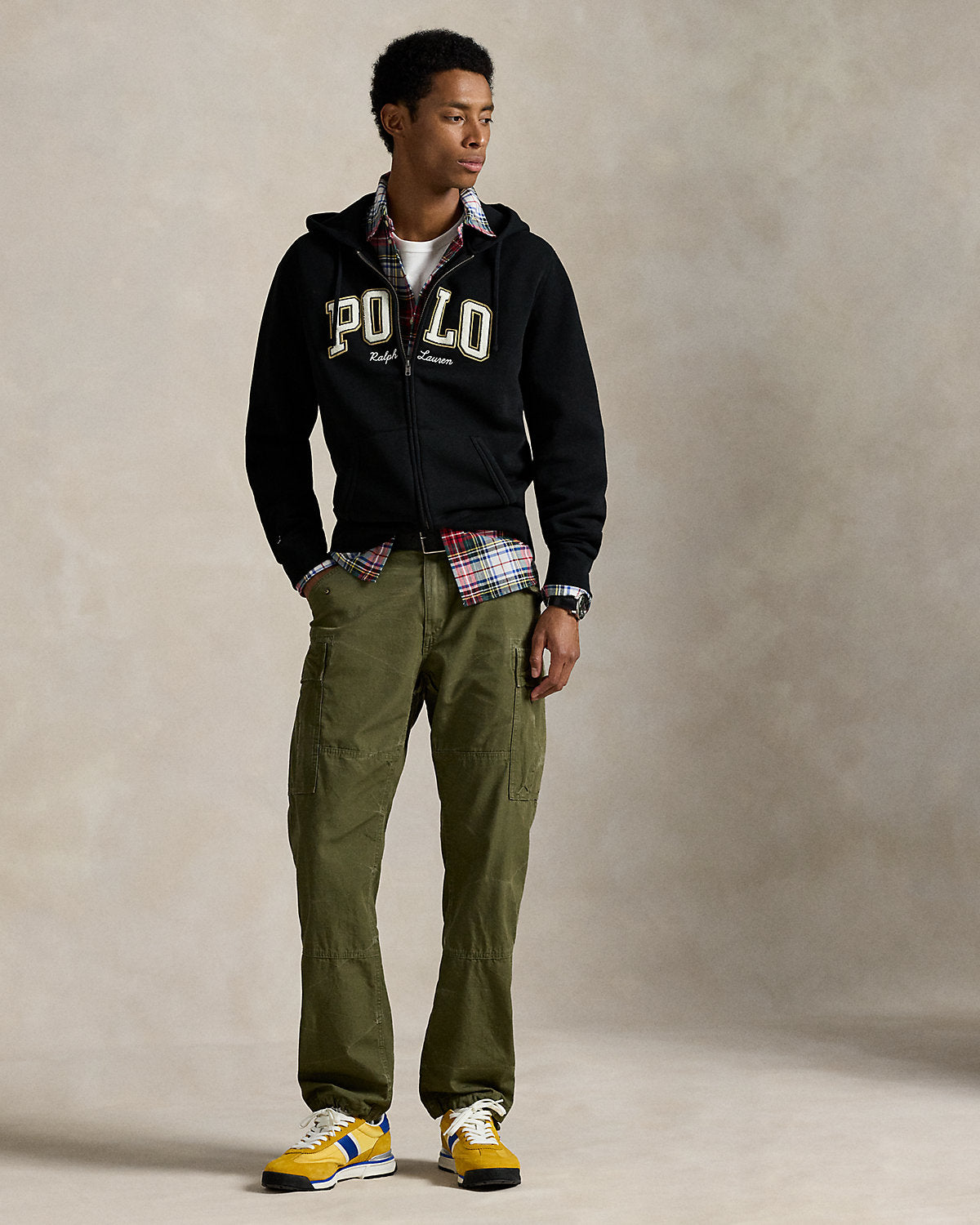 Ralph Lauren Logo Fleece FullZip Hoodie