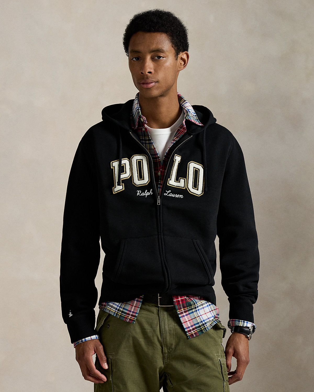Ralph Lauren Logo Fleece FullZip Hoodie