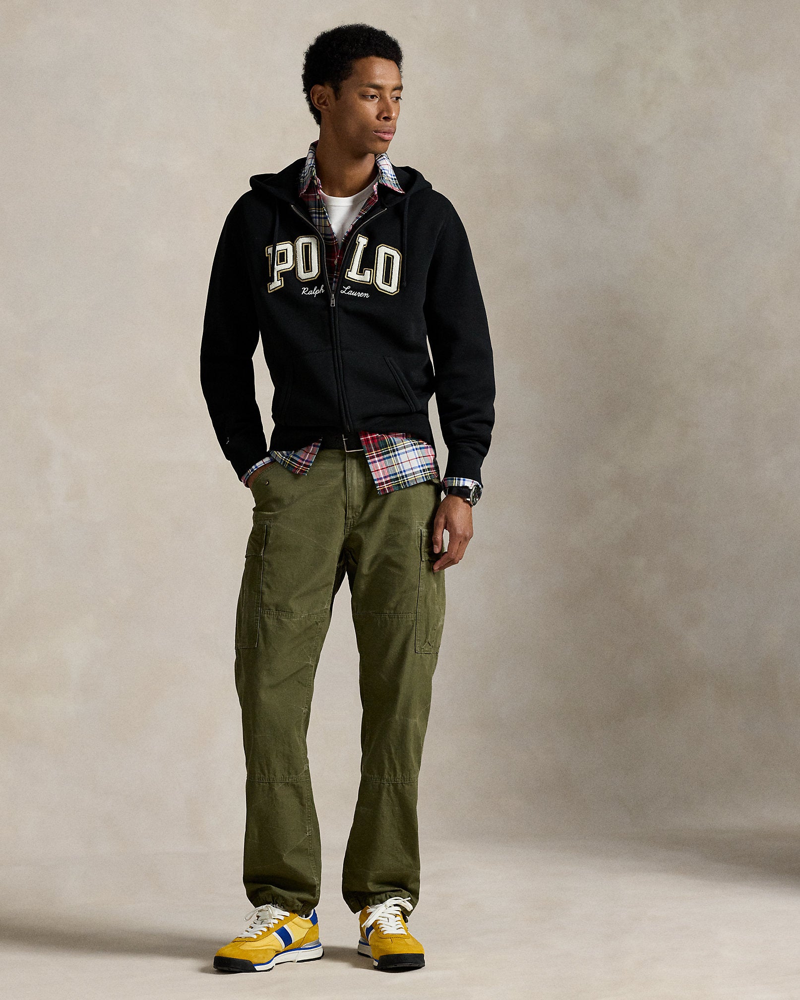 Ralph Lauren Logo Fleece FullZip Hoodie